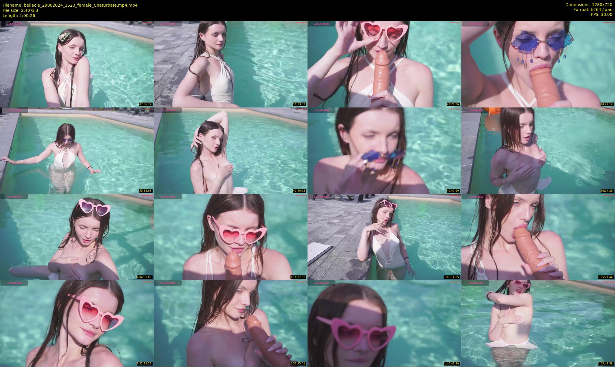 bellacle — 121 minute Chaturbate female cam show recording, 720p, Aug 29, 2024