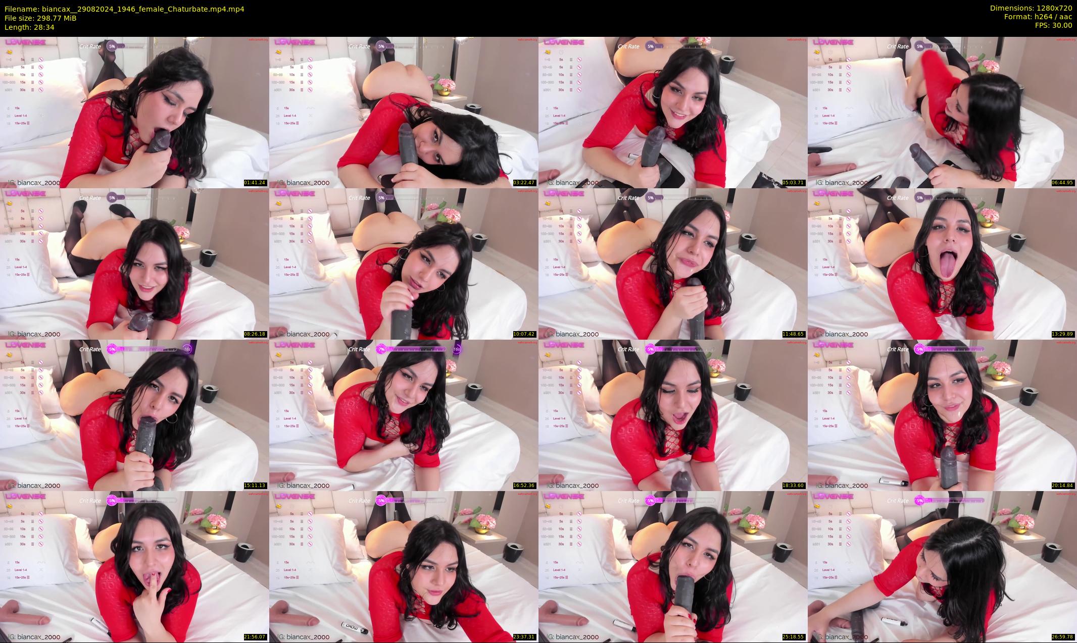 biancax_ — 29 minute Chaturbate female cam show recording, 720p, Aug 29, 2024