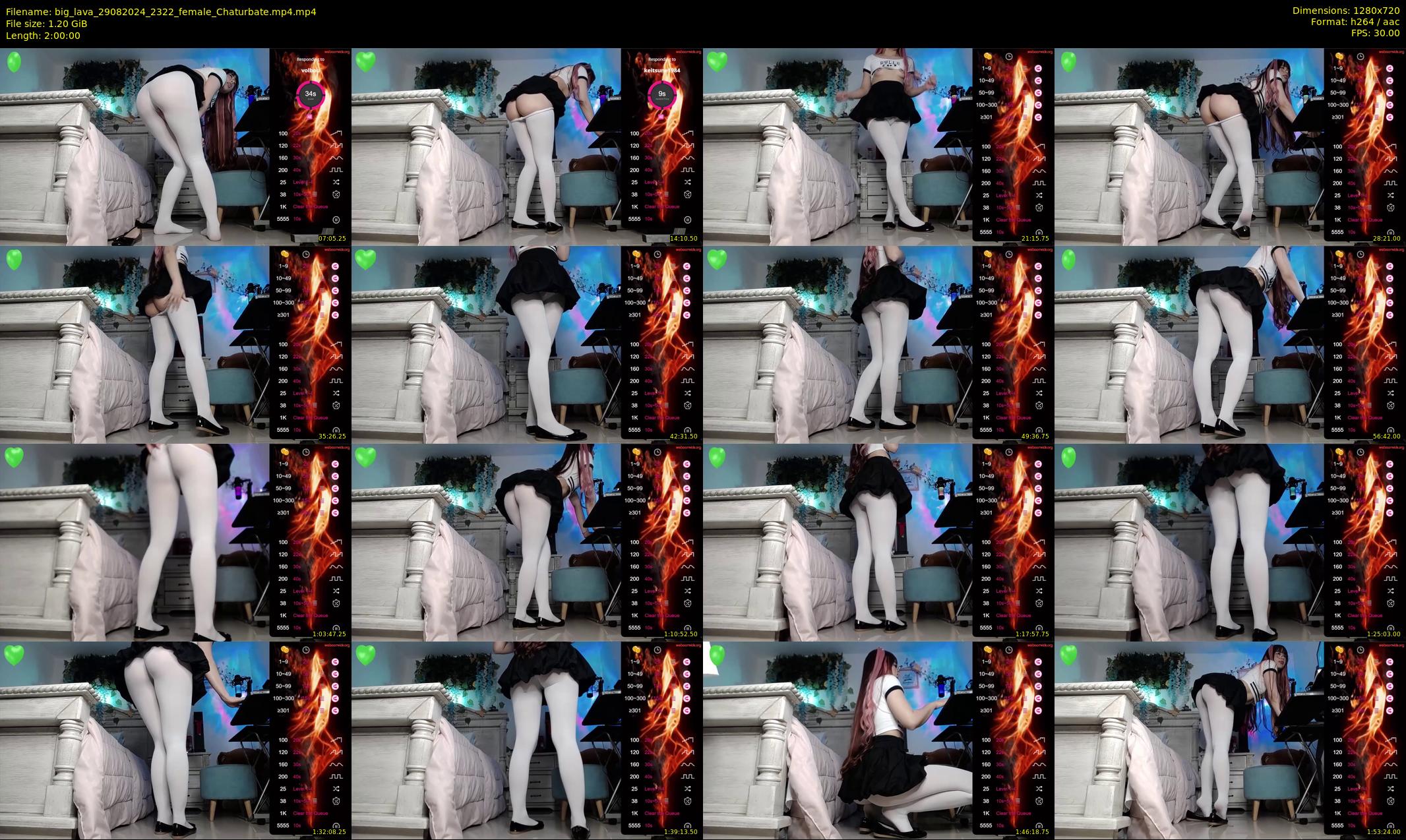 big_lava — 120 minute Chaturbate female cam show recording, 720p, Aug 29, 2024