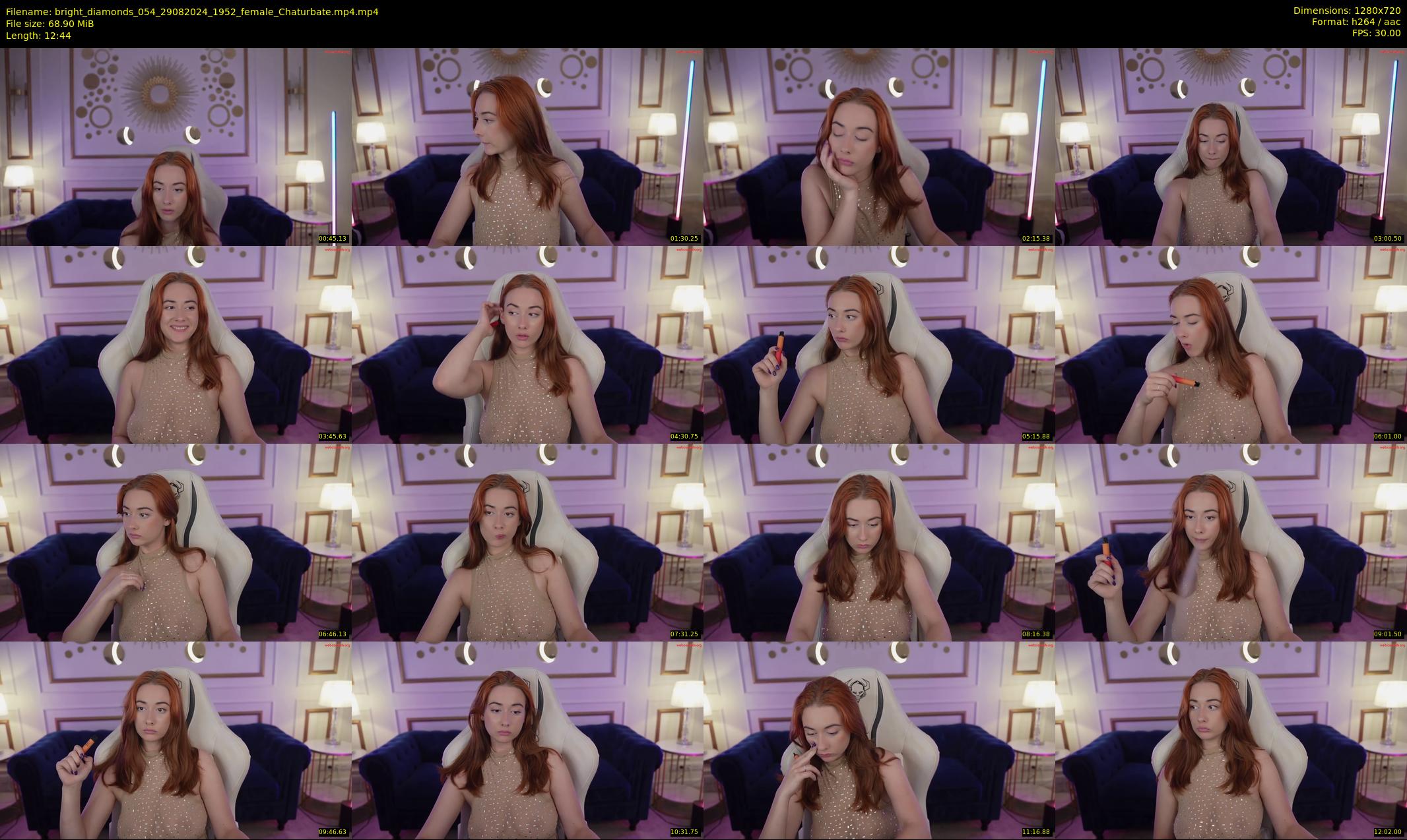bright_diamonds_054 — 13 minute Chaturbate couple cam show recording, 720p, Aug 29, 2024