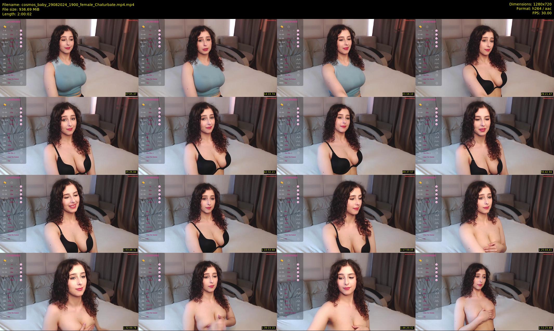 cosmos_baby — 121 minute Chaturbate female cam show recording, 720p, Aug 29, 2024