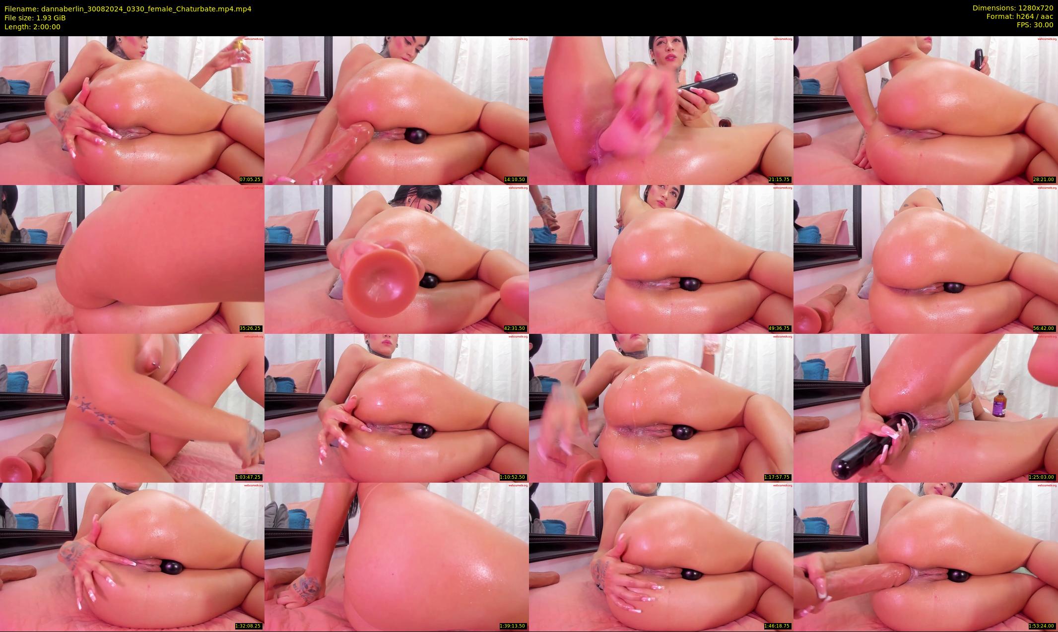 dannaberlin — 120 minute Chaturbate female cam show recording, 720p, Aug 30, 2024