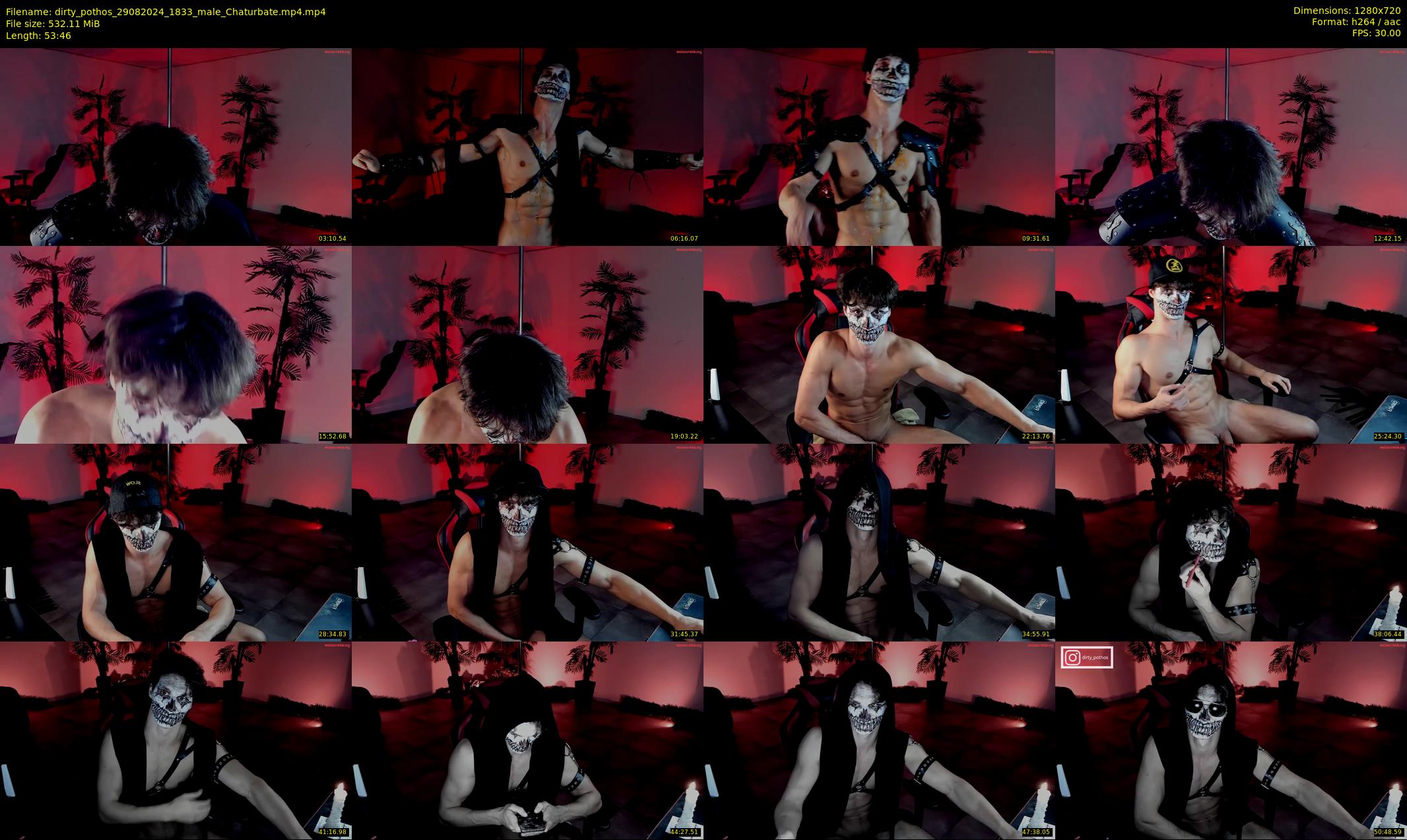dirty_pothos — 54 minute Chaturbate male cam show recording, 720p, Aug 29, 2024