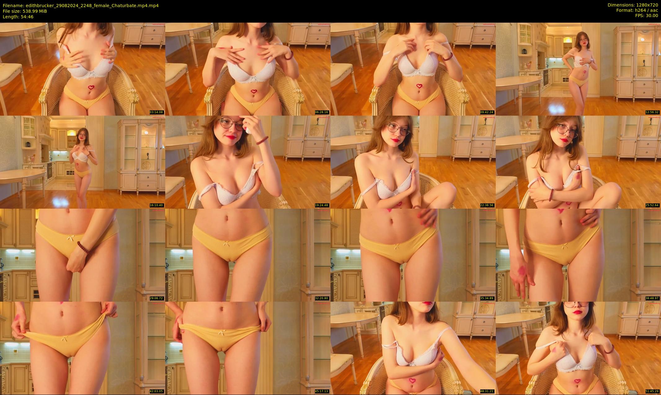edithbrucker — 55 minute Chaturbate female cam show recording, 720p, Aug 29, 2024