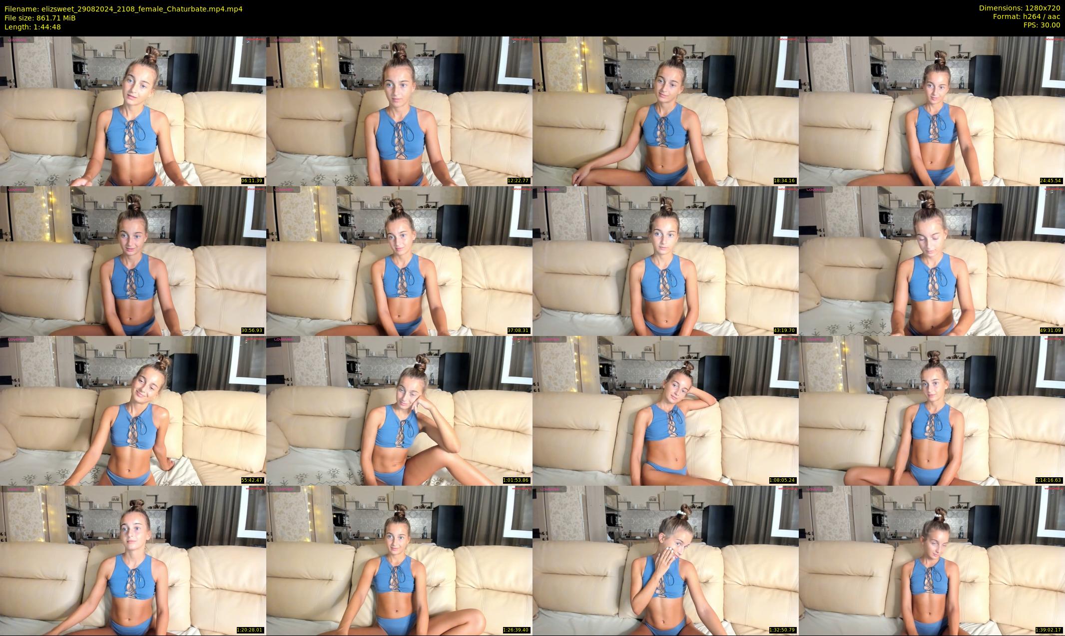 elizsweet — 105 minute Chaturbate female cam show recording, 720p, Aug 29, 2024
