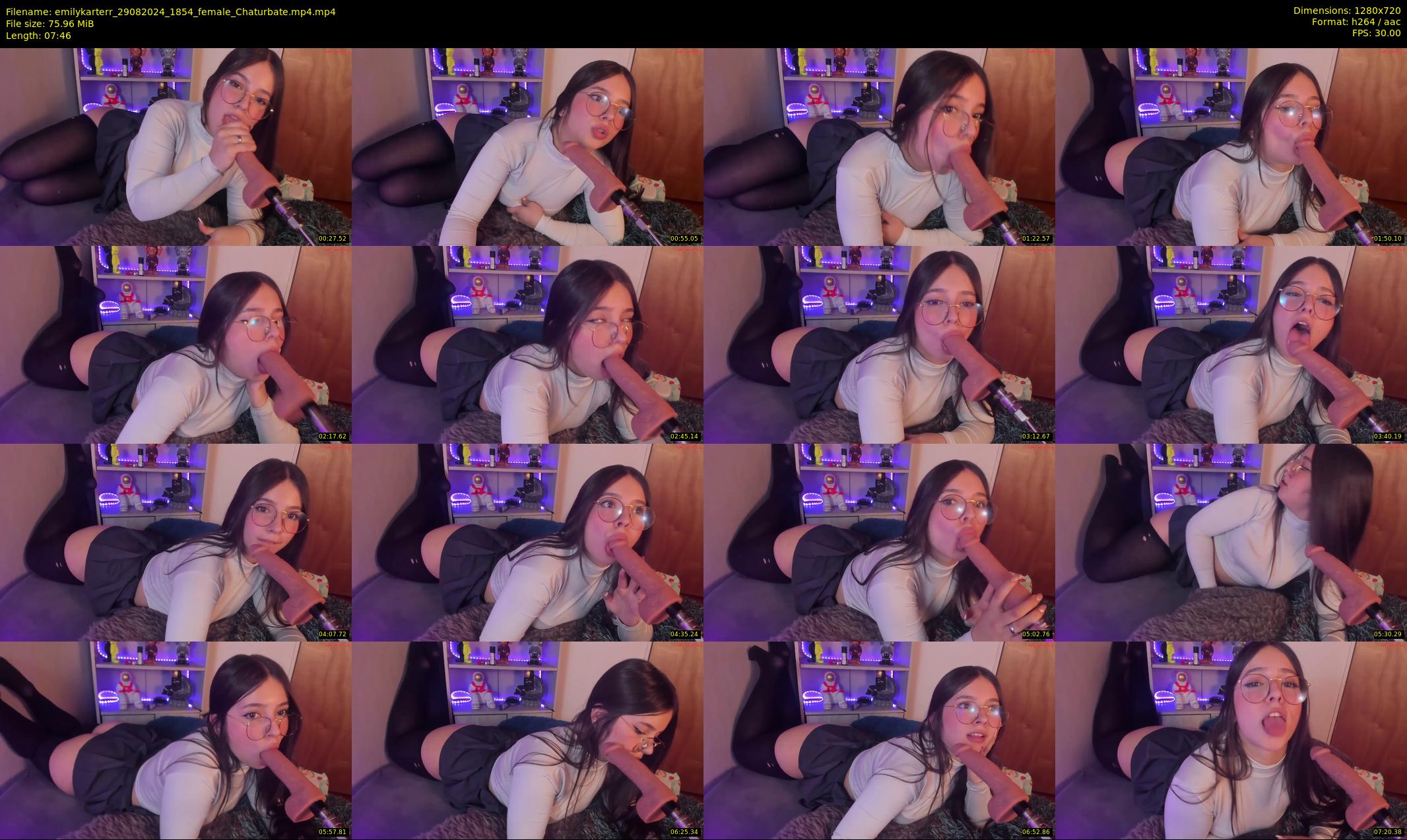 emilykarterr — 8 minute Chaturbate female cam show recording, 720p, Aug 29, 2024