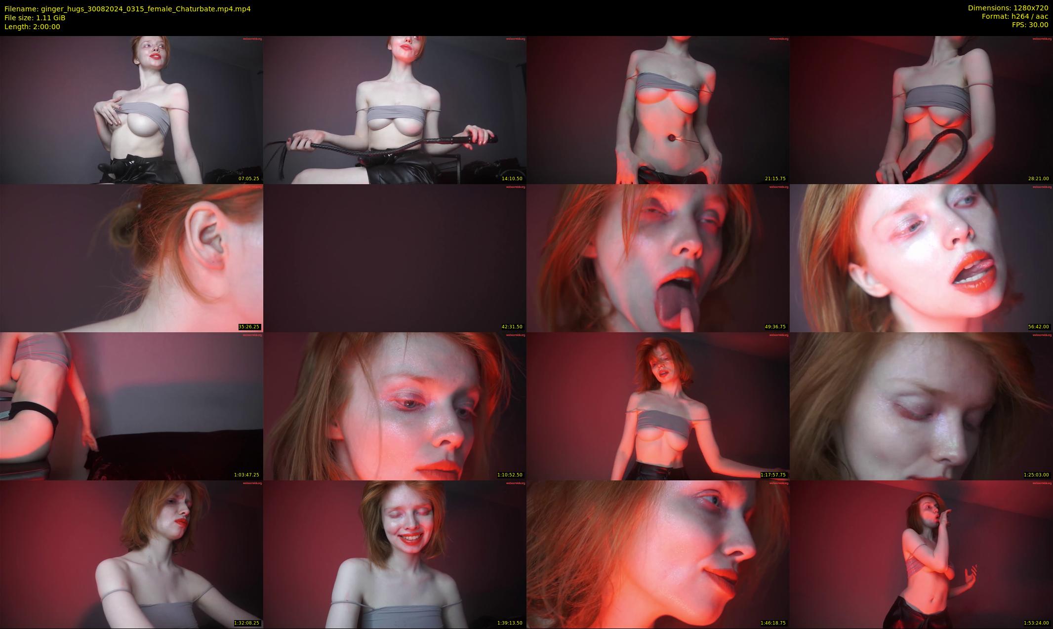 ginger_hugs — 120 minute Chaturbate female cam show recording, 720p, Aug 30, 2024
