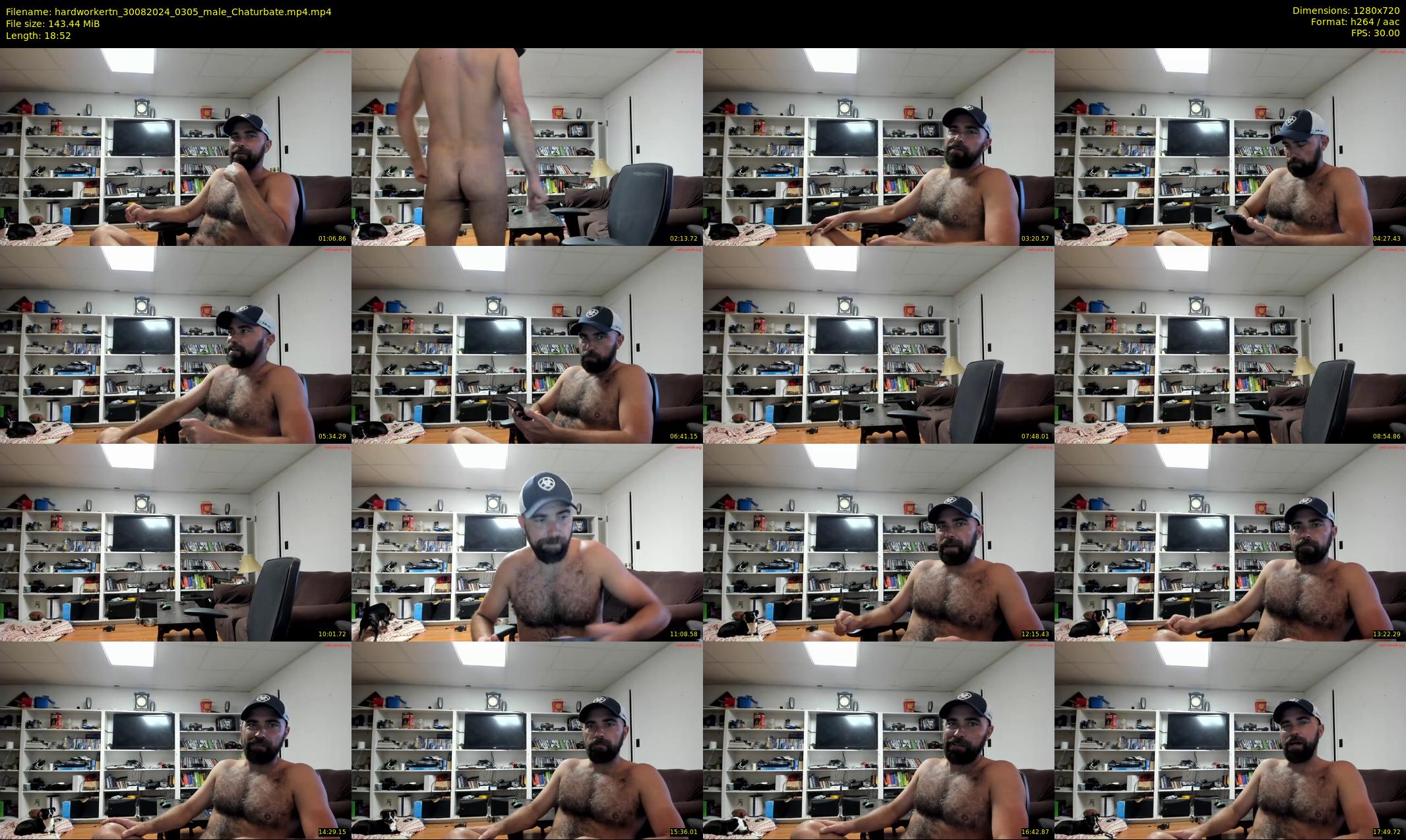 hardworkertn — 19 minute Chaturbate male cam show recording, 720p, Aug 30, 2024