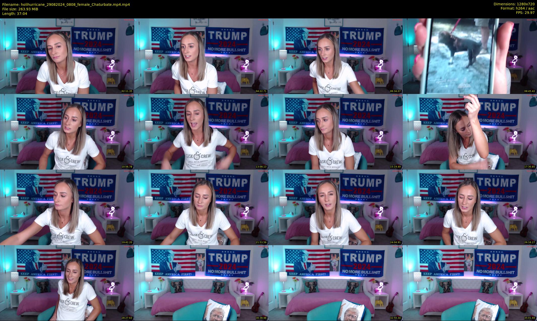 holihurricane — 38 minute Chaturbate female cam show recording, 720p, Aug 29, 2024