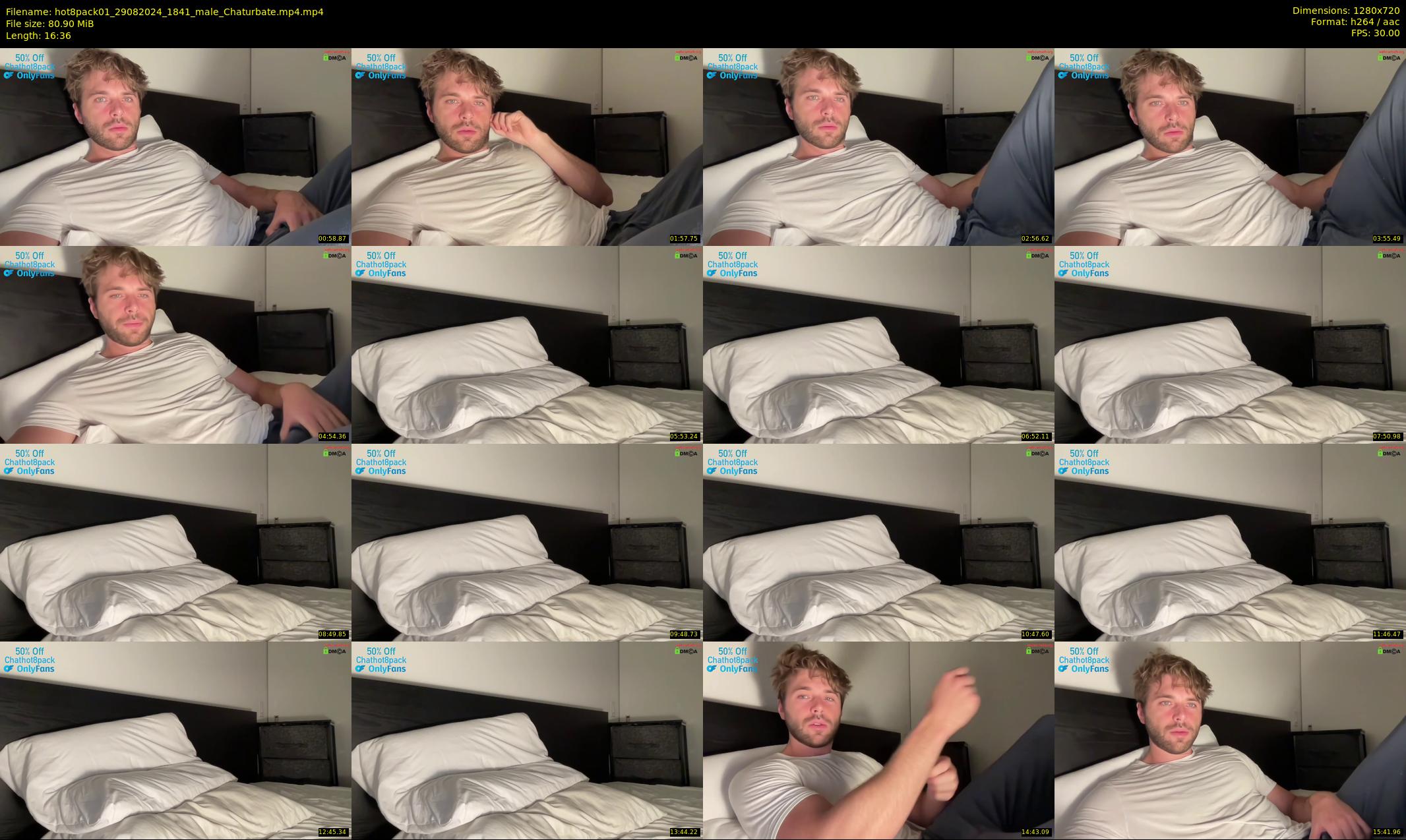 hot8pack01 — 17 minute Chaturbate male cam show recording, 720p, Aug 29, 2024