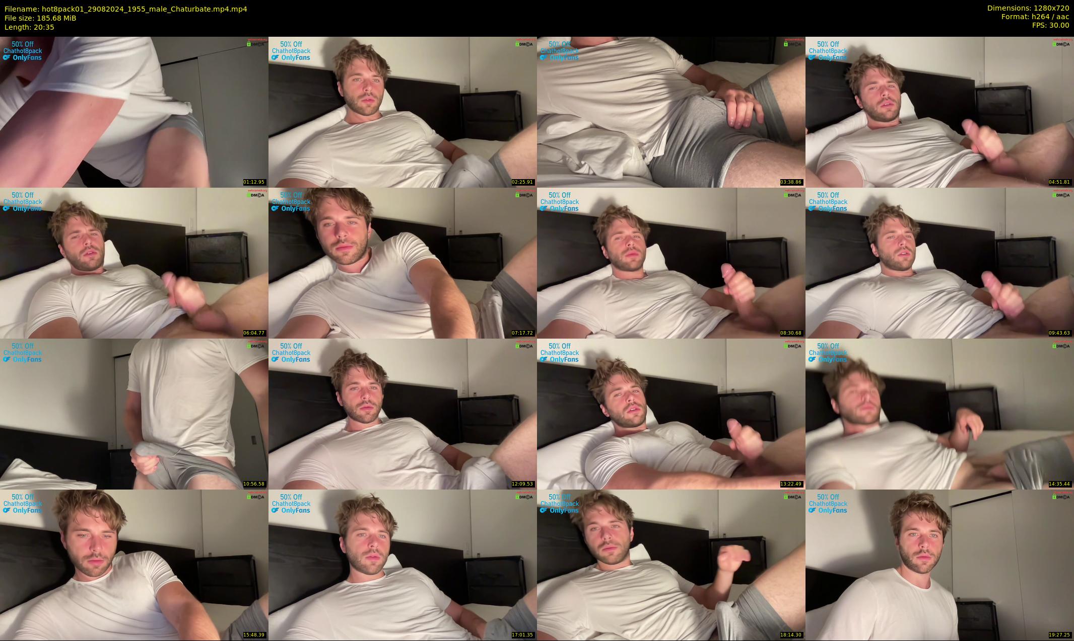hot8pack01 — 21 minute Chaturbate male cam show recording, 720p, Aug 29, 2024