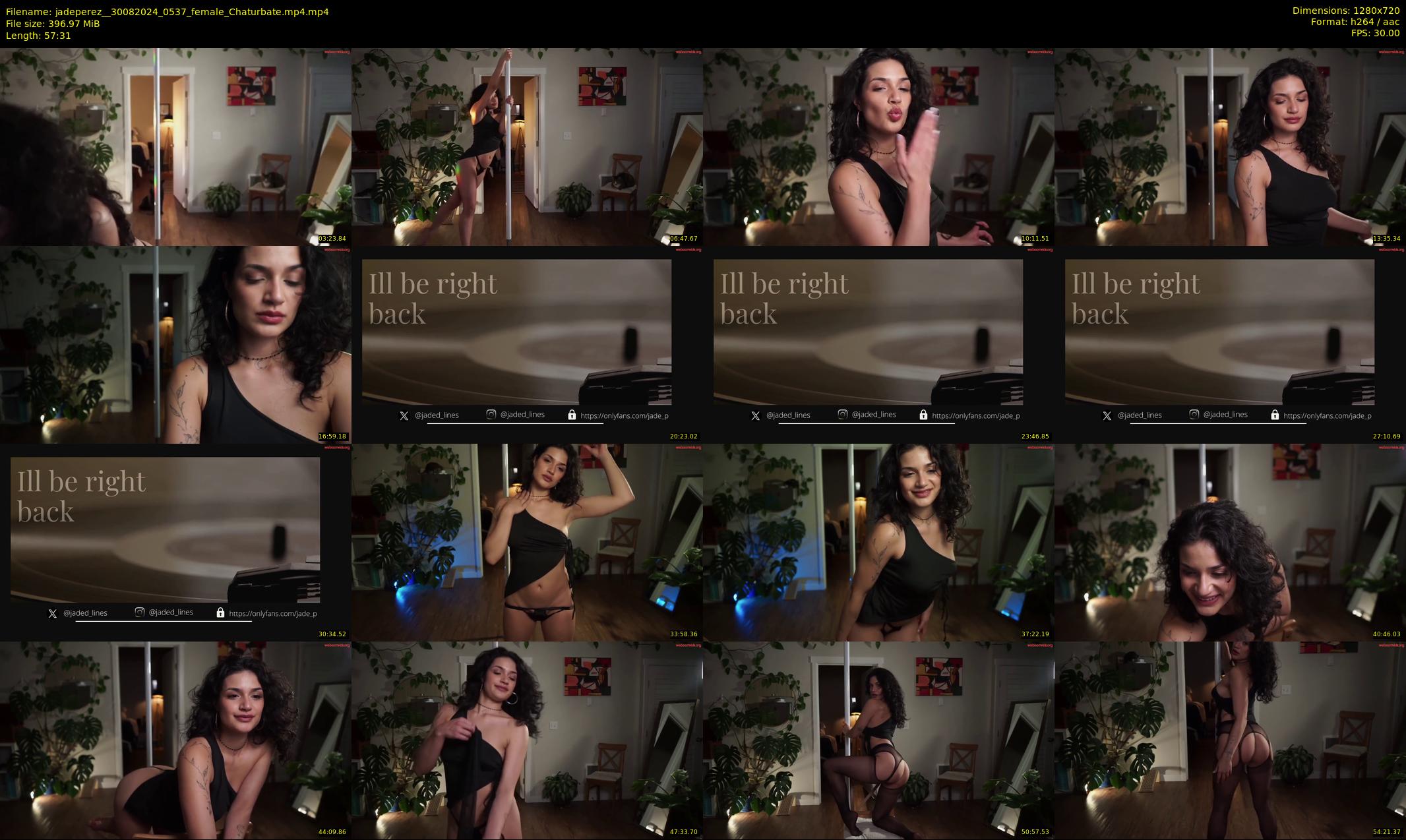 jadeperez_ — 58 minute Chaturbate female cam show recording, 720p, Aug 30, 2024