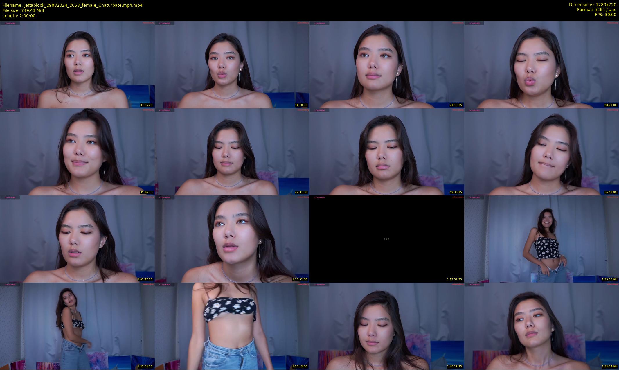 jettablock — 120 minute Chaturbate female cam show recording, 720p, Aug 29, 2024