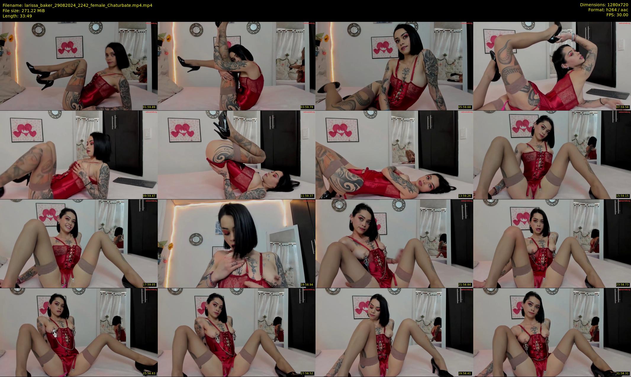 larissa_baker — 34 minute Chaturbate female cam show recording, 720p, Aug 29, 2024