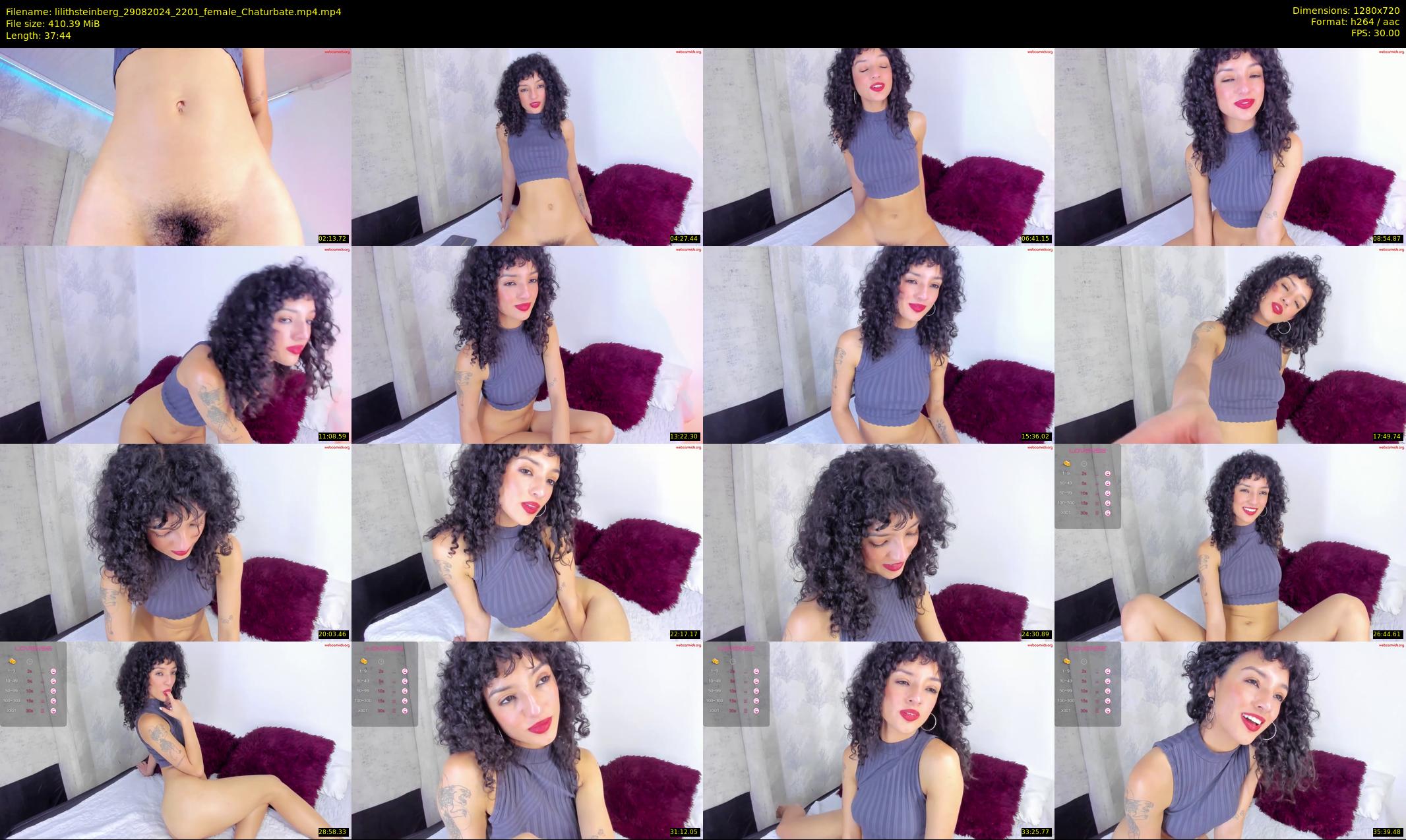 lilithsteinberg — 38 minute Chaturbate female cam show recording, 720p, Aug 29, 2024