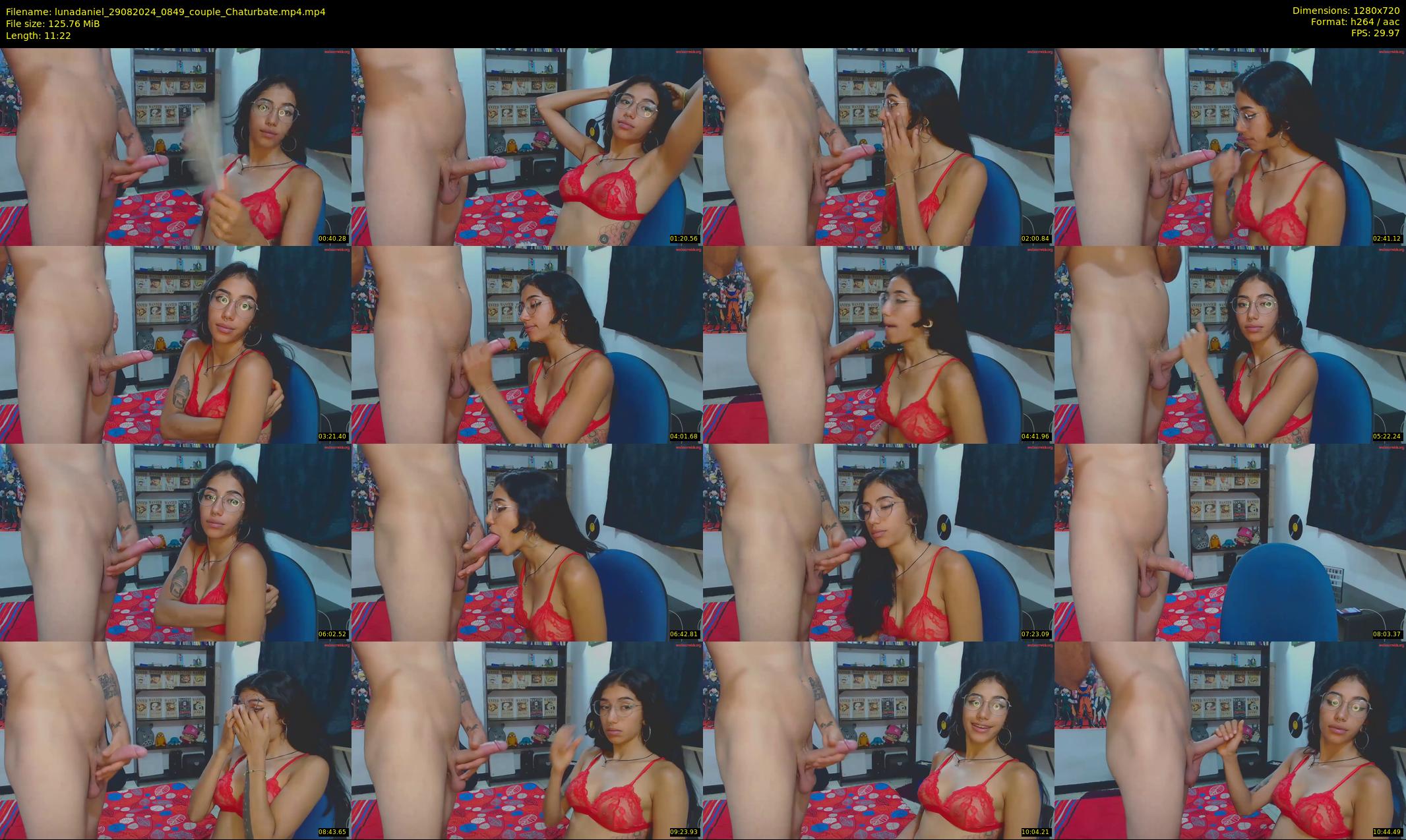lunadaniel — 12 minute Chaturbate couple cam show recording, 720p, Aug 29, 2024