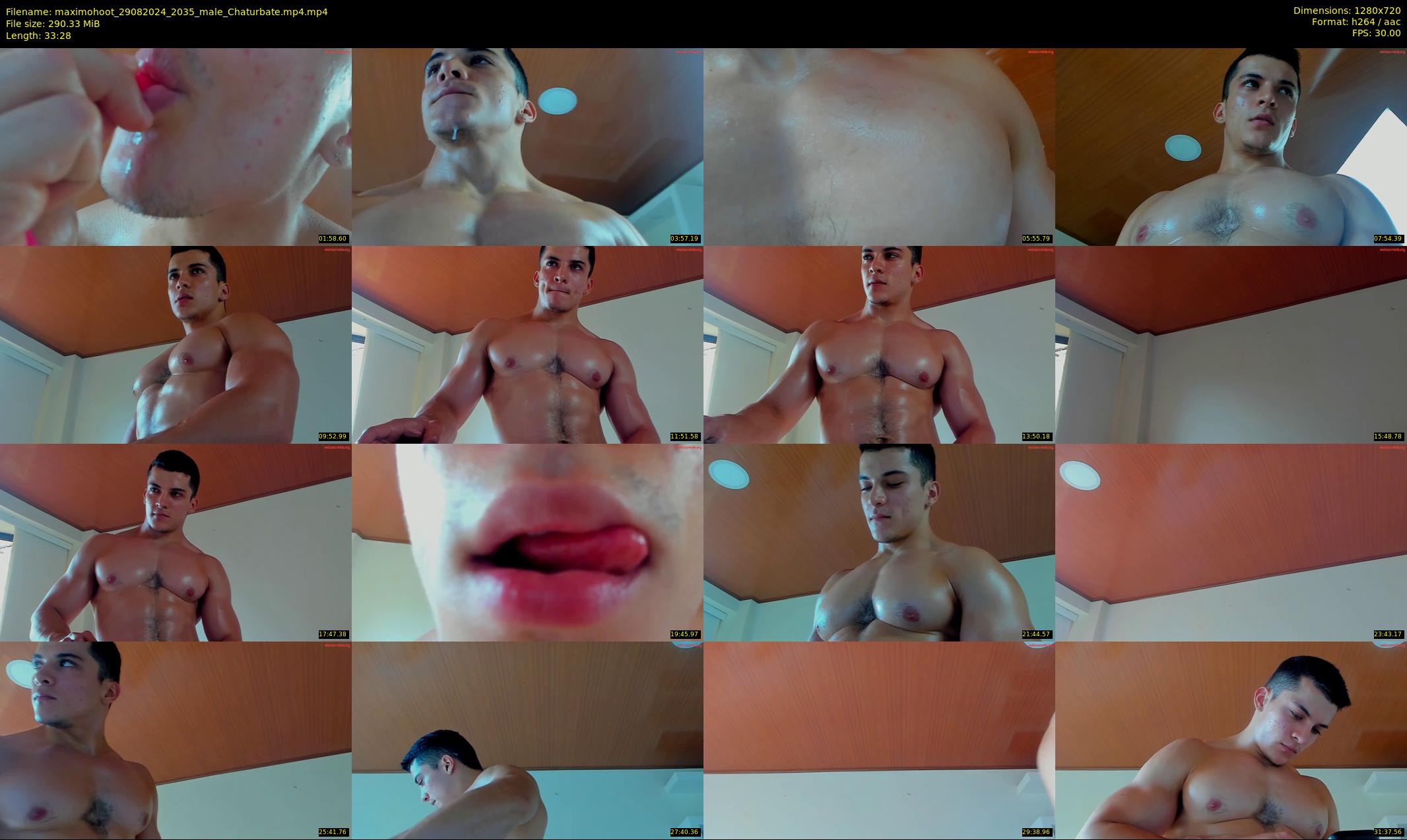 maximohoot — 34 minute Chaturbate male cam show recording, 720p, Aug 29, 2024