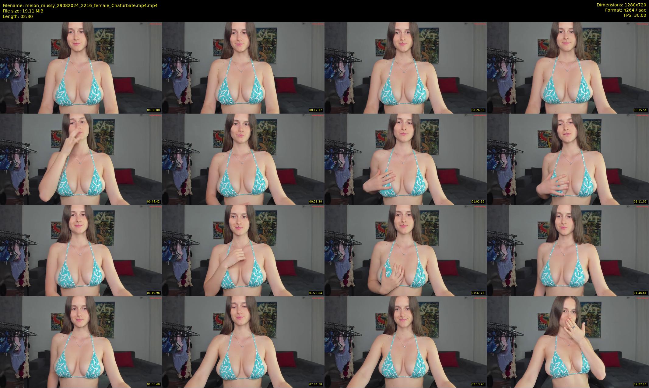 melon_mussy — 3 minute Chaturbate female cam show recording, 720p, Aug 29, 2024