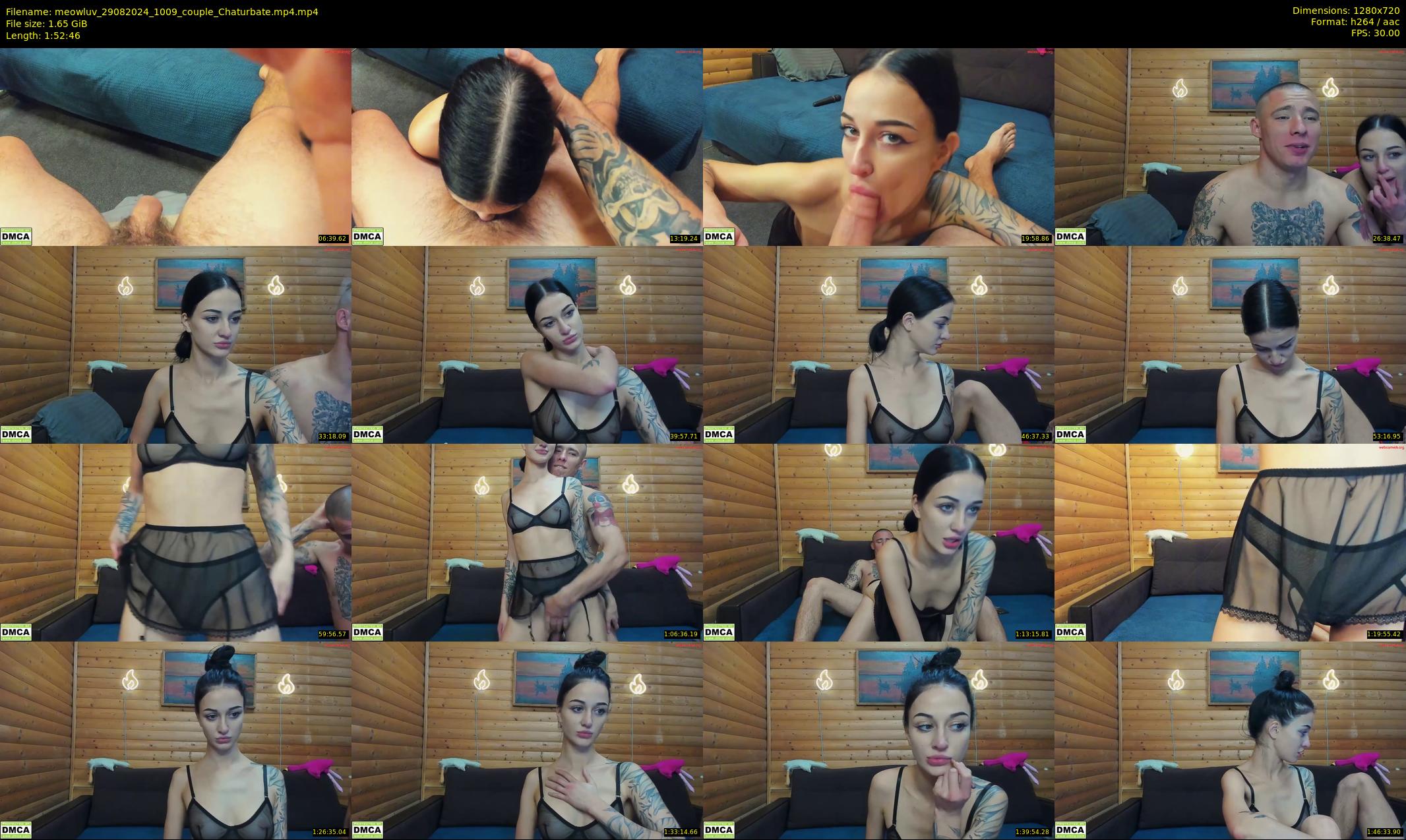 meowluv — 113 minute Chaturbate couple cam show recording, 720p, Aug 29, 2024