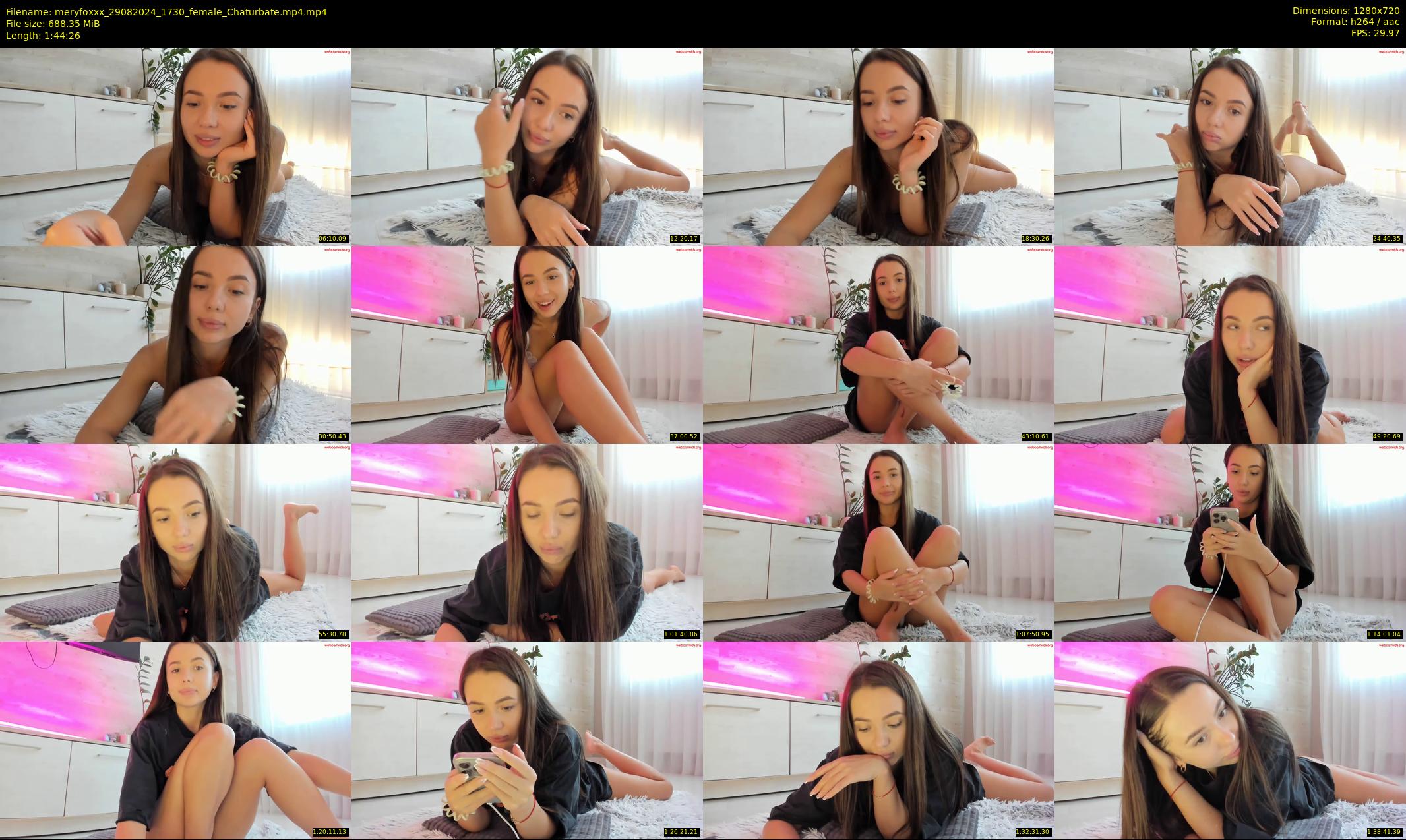 meryfoxxx — 105 minute Chaturbate female cam show recording, 720p, Aug 29, 2024