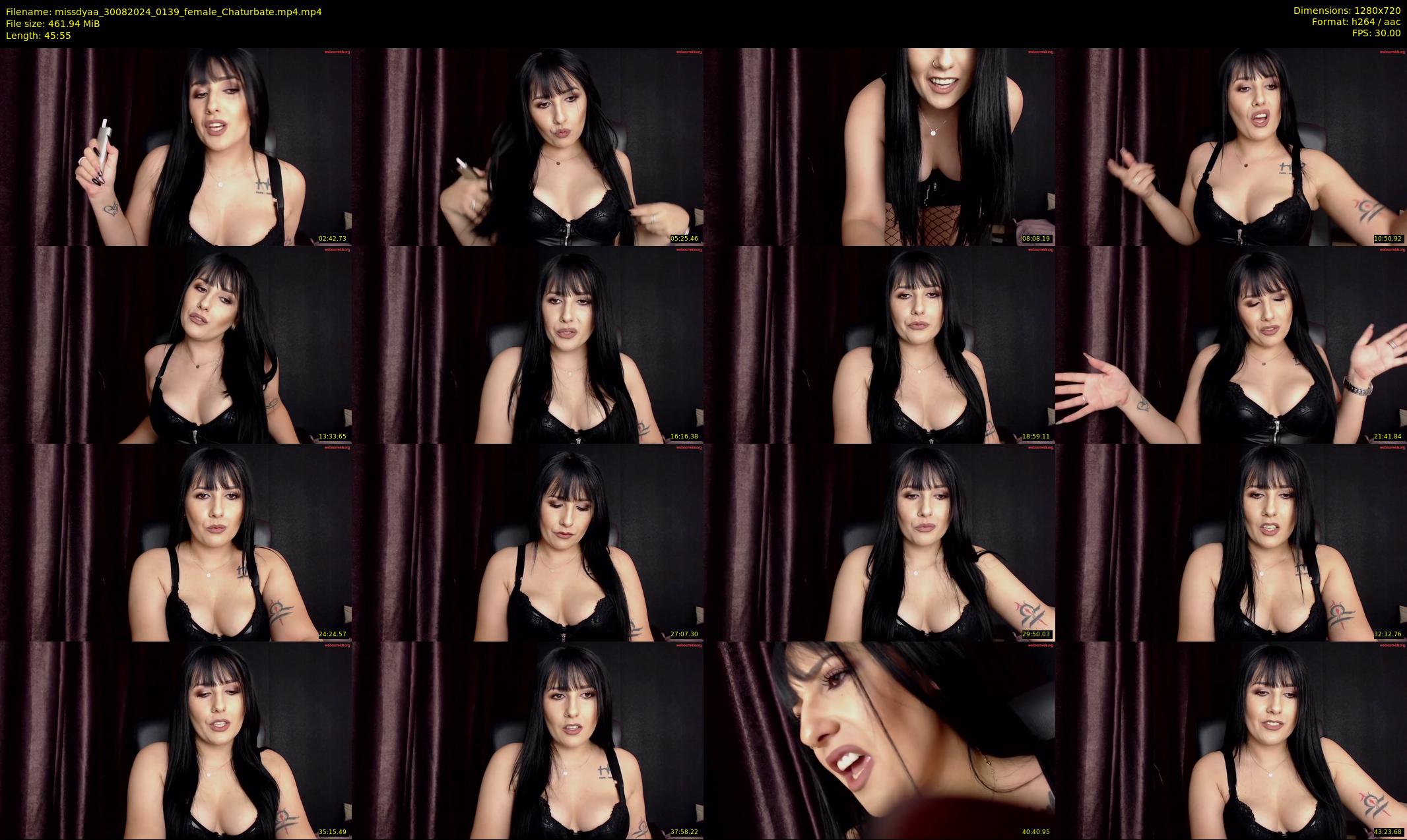missdyaa — 46 minute Chaturbate female cam show recording, 720p, Aug 30, 2024