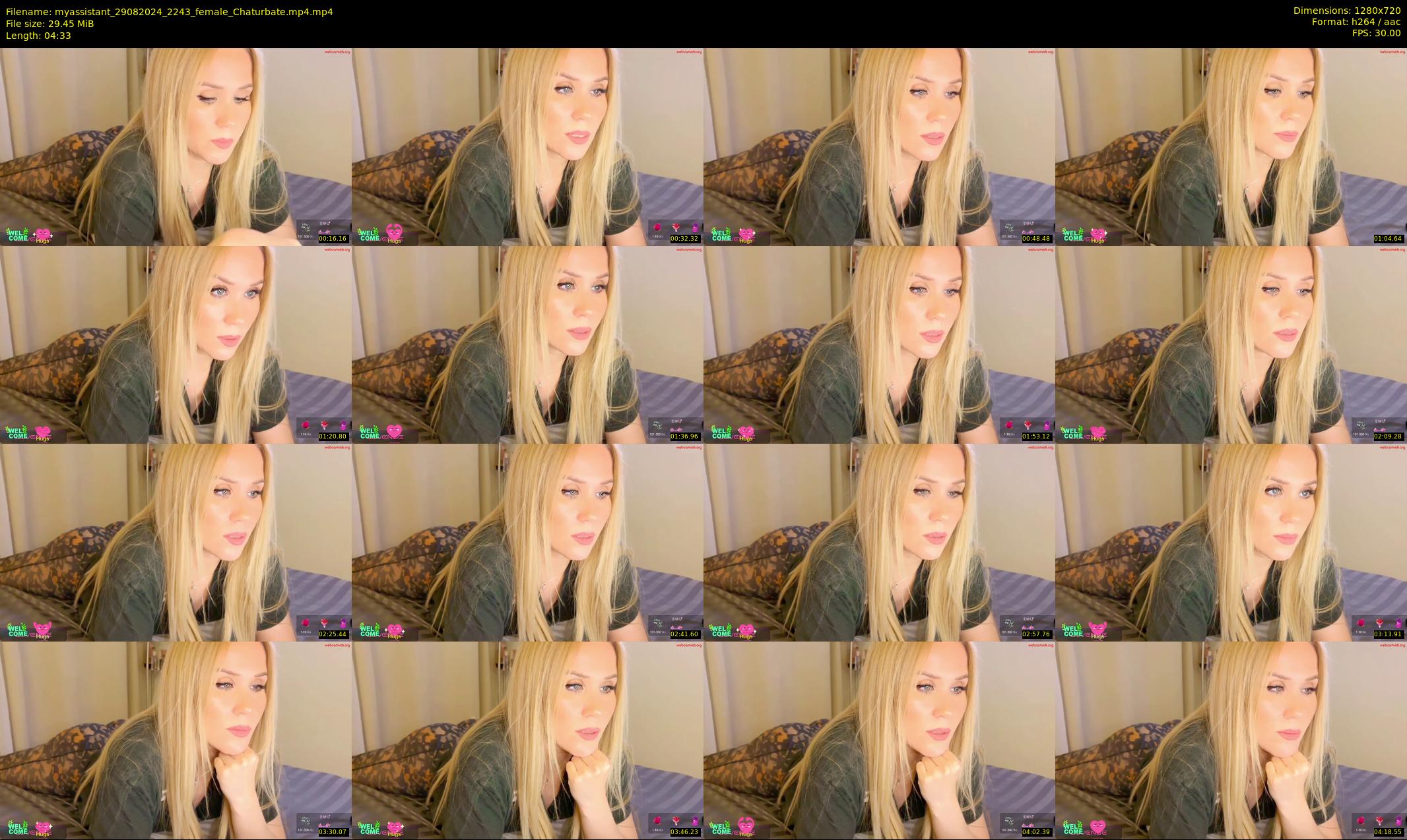 myassistant — 5 minute Chaturbate female cam show recording, 720p, Aug 29, 2024