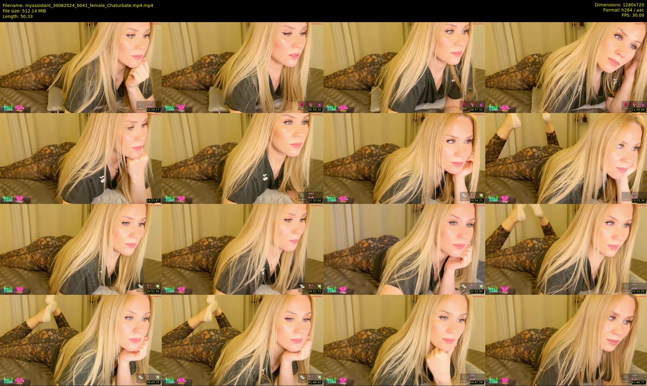 myassistant — 51 minute Chaturbate female cam show recording, 720p, Aug 30, 2024