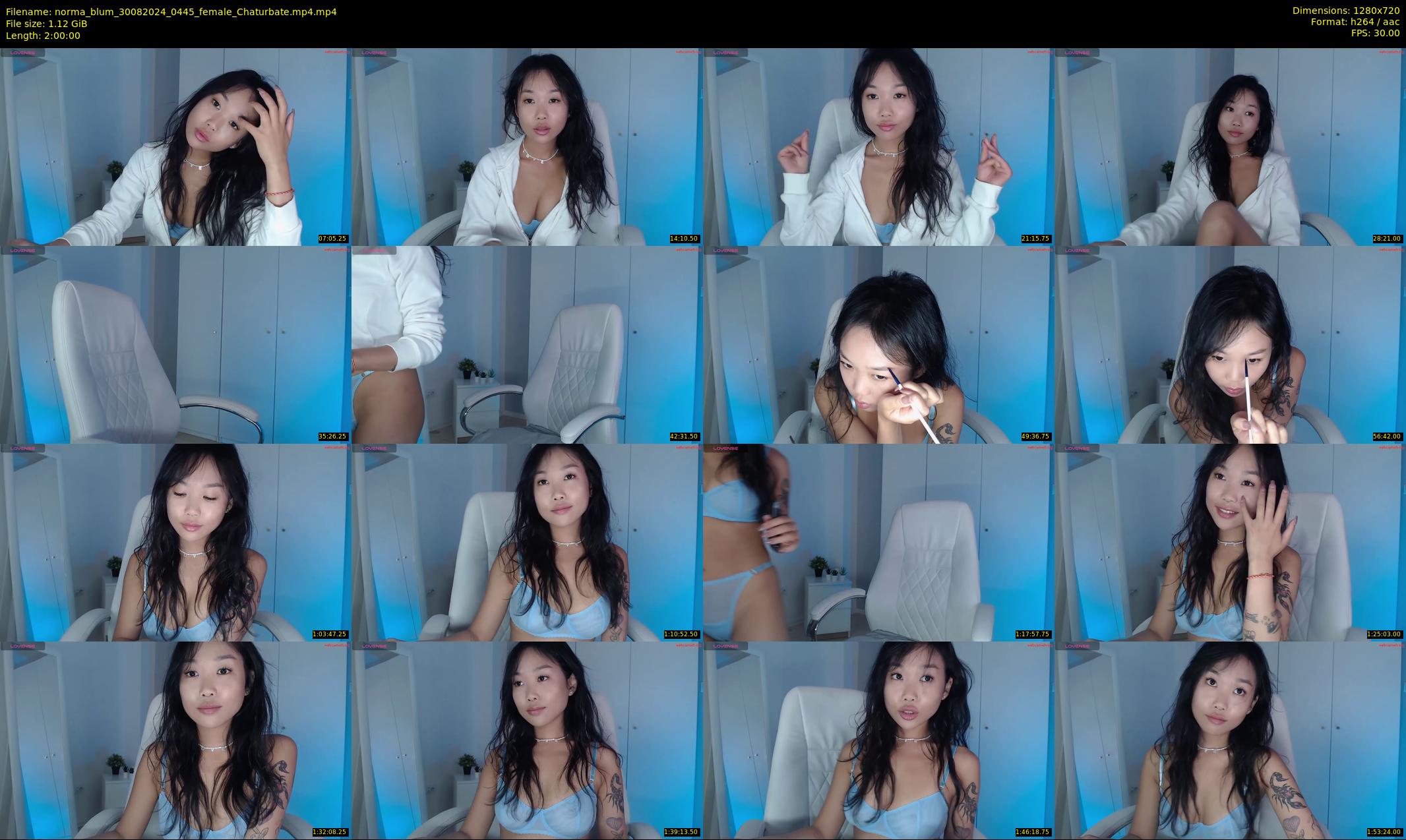 norma_blum — 120 minute Chaturbate female cam show recording, 720p, Aug 30, 2024