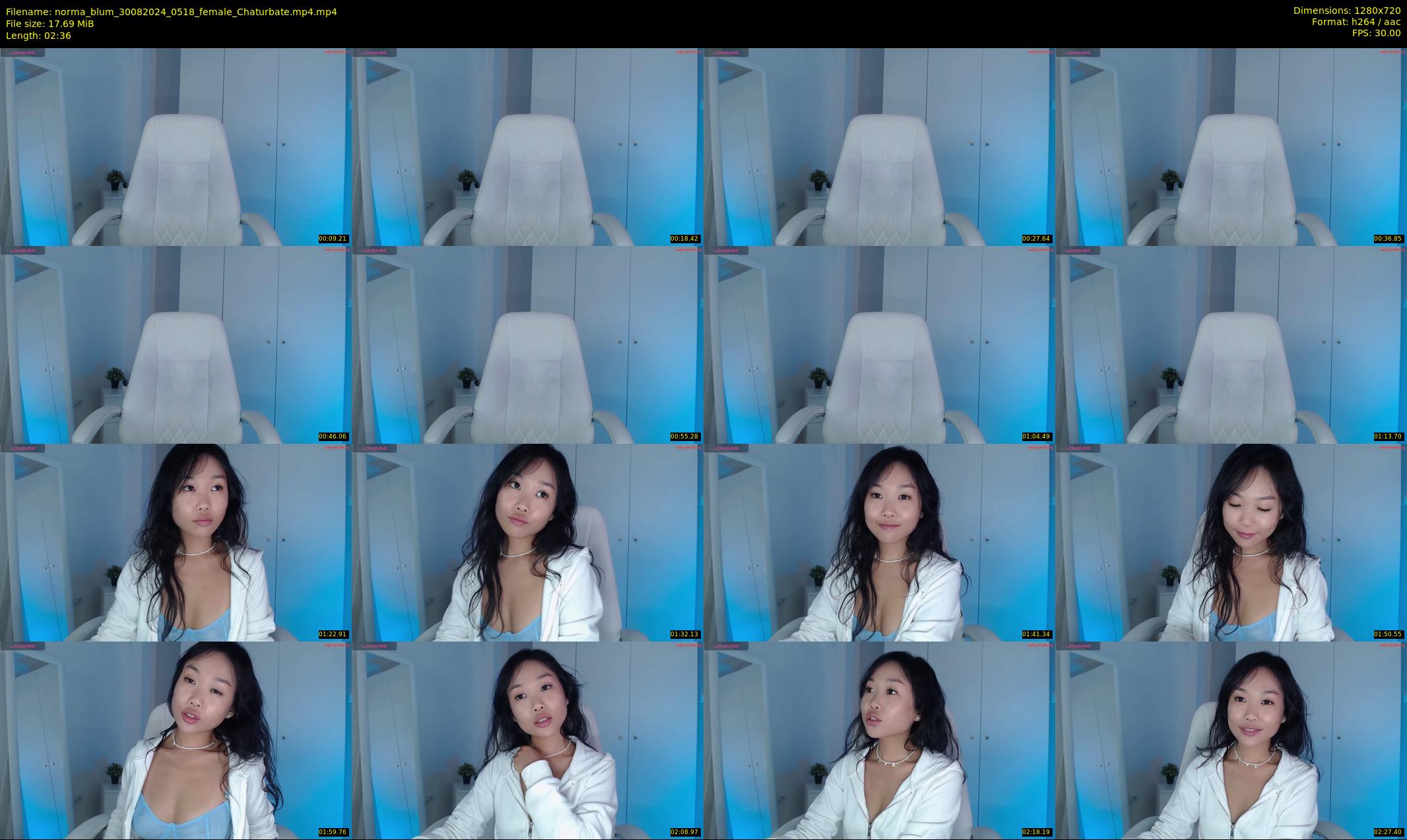 norma_blum — 3 minute Chaturbate female cam show recording, 720p, Aug 30, 2024