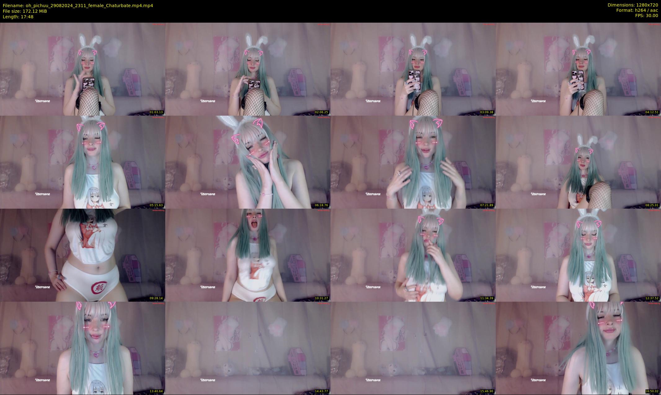 oh_pichuu — 18 minute Chaturbate female cam show recording, 720p, Aug 29, 2024
