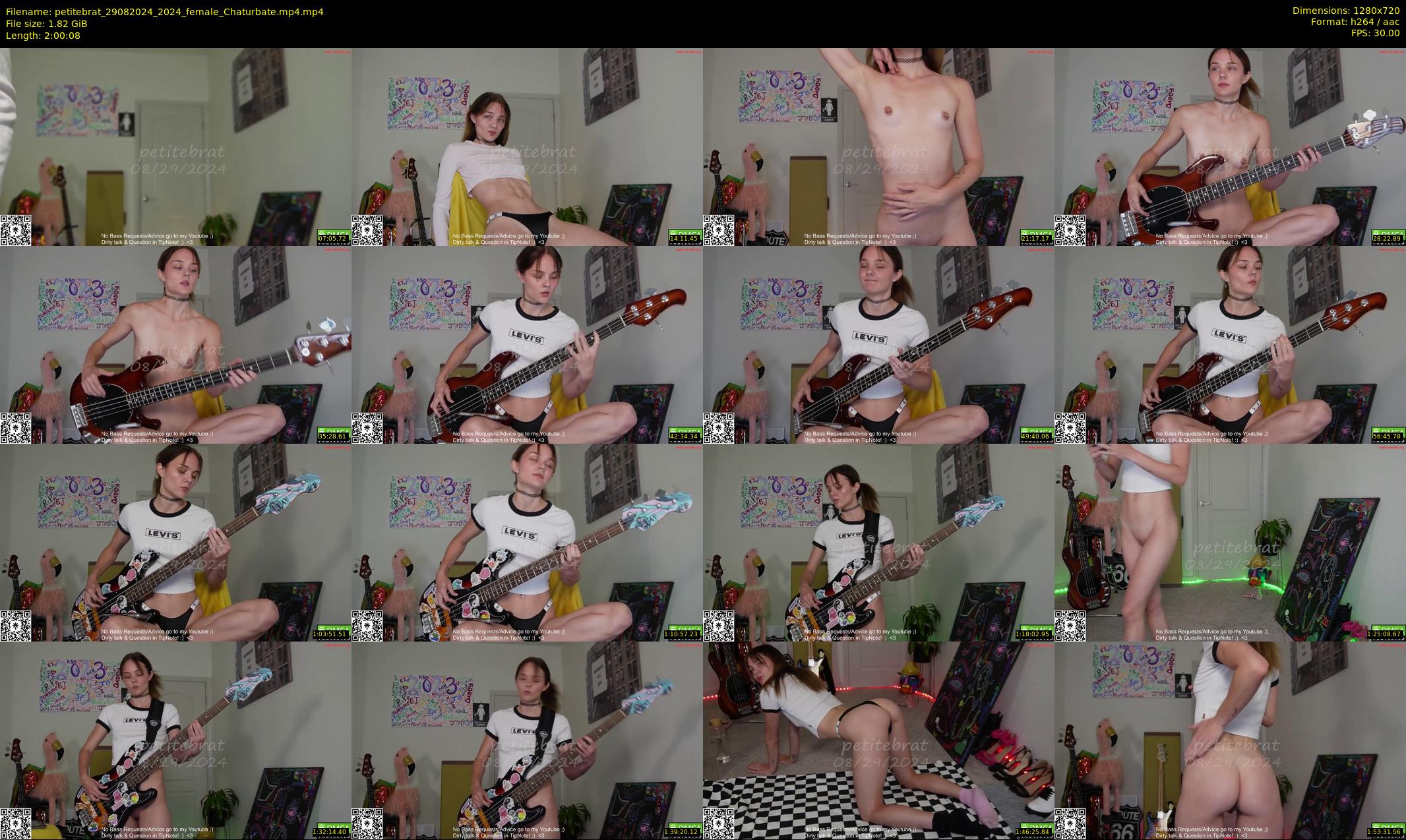 petitebrat — 121 minute Chaturbate female cam show recording, 720p, Aug 29, 2024