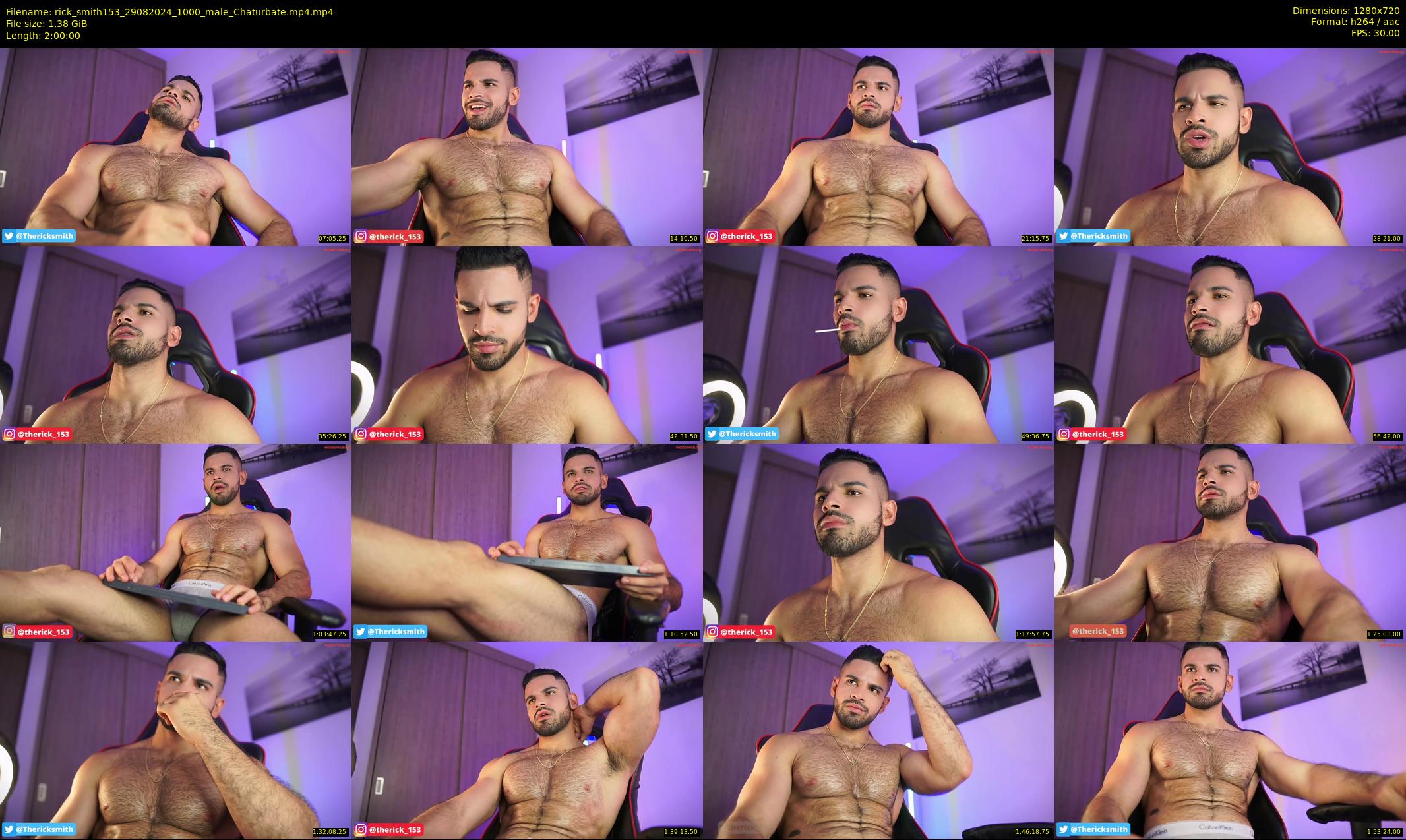 rick_smith153 — 120 minute Chaturbate male cam show recording, 720p, Aug 29, 2024