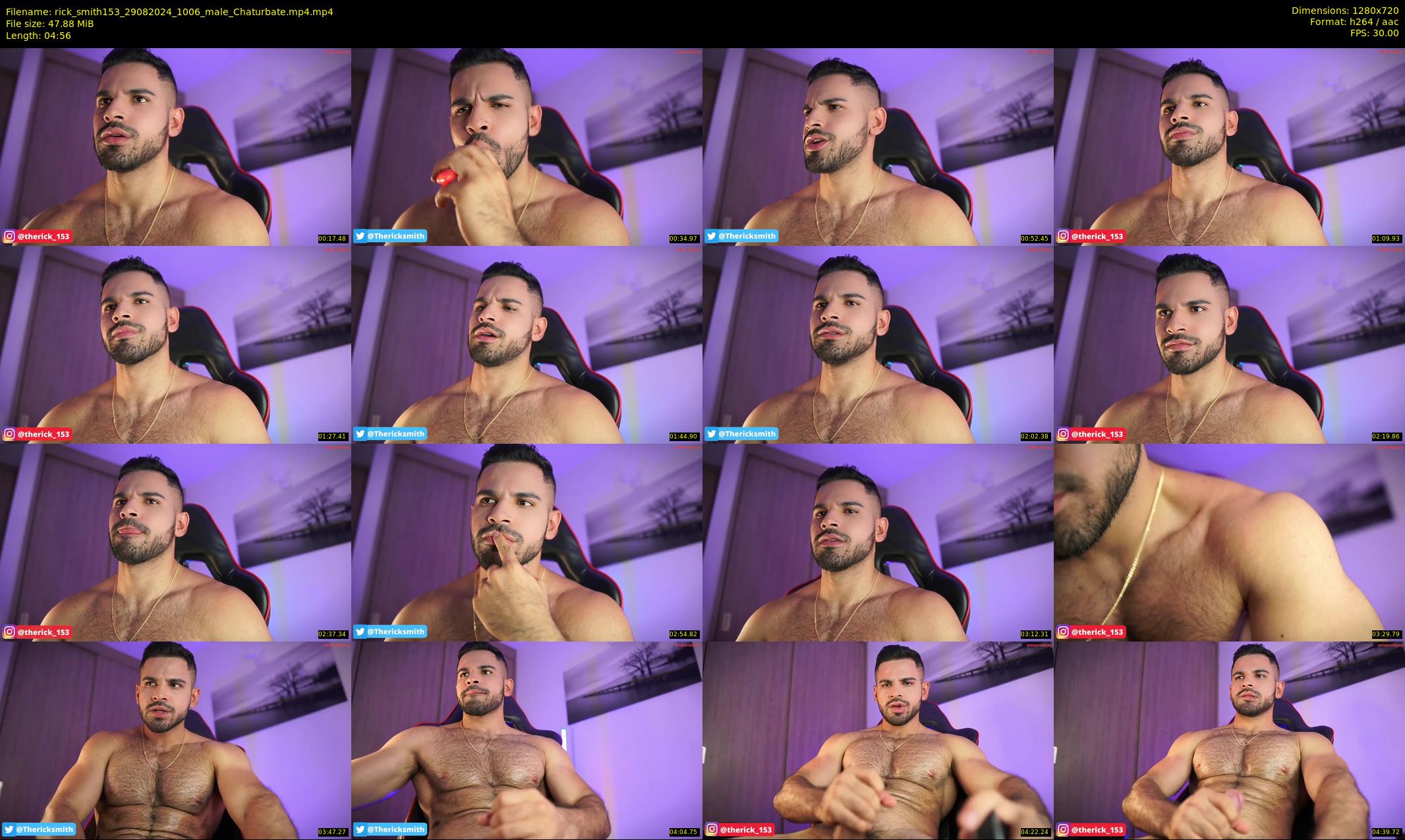 rick_smith153 — 5 minute Chaturbate male cam show recording, 720p, Aug 29, 2024