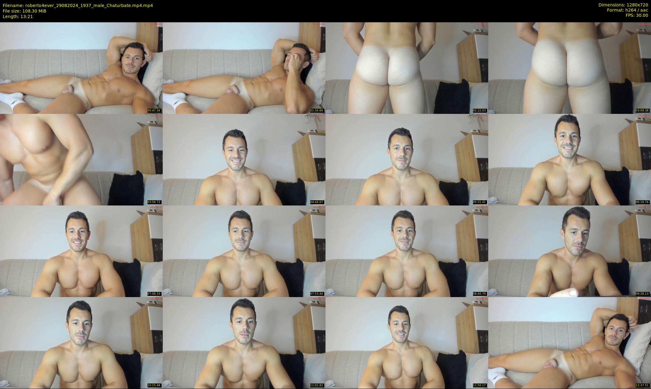 roberto4ever — 14 minute Chaturbate male cam show recording, 720p, Aug 29, 2024