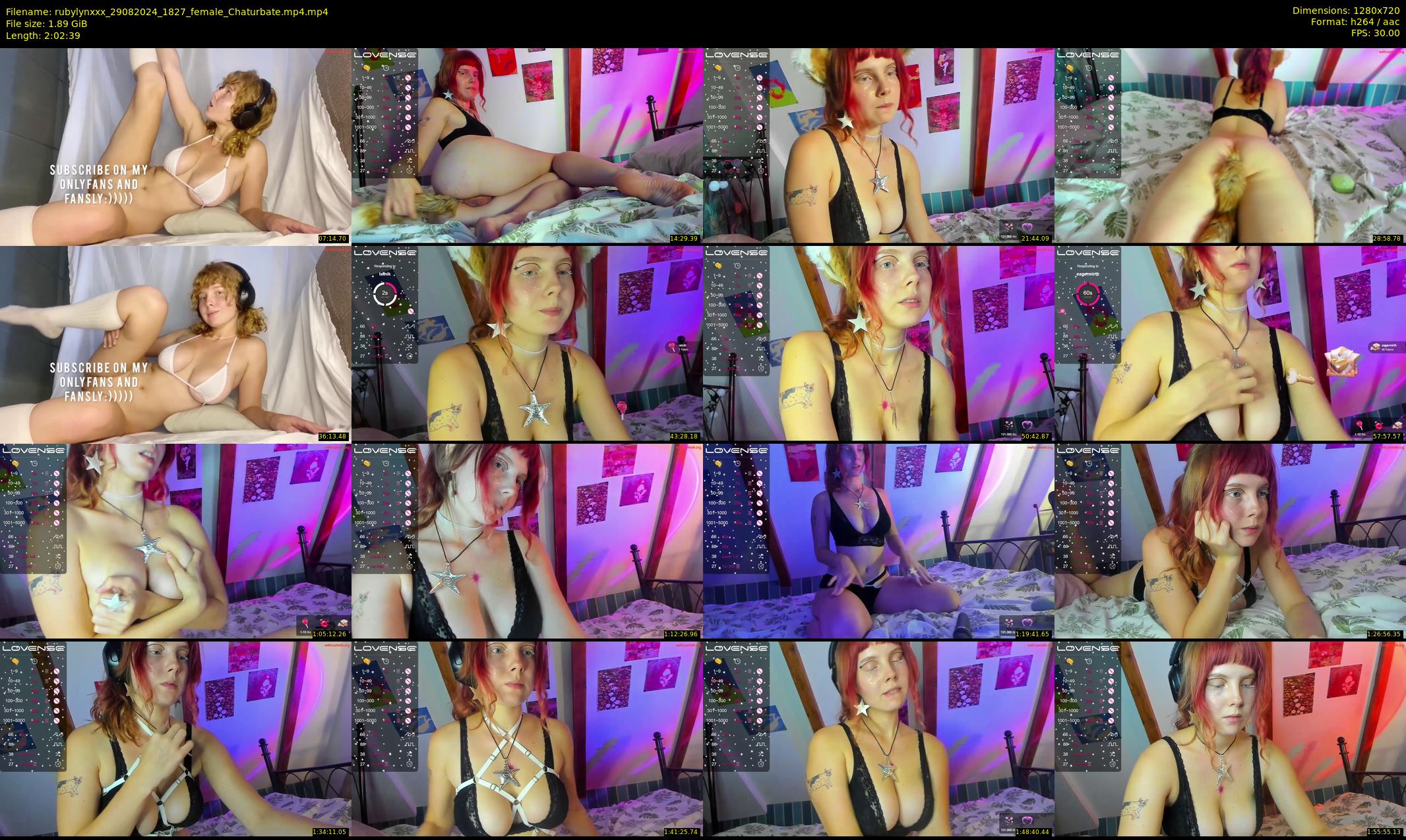 rubylynxxx — 123 minute Chaturbate female cam show recording, 720p, Aug 29, 2024