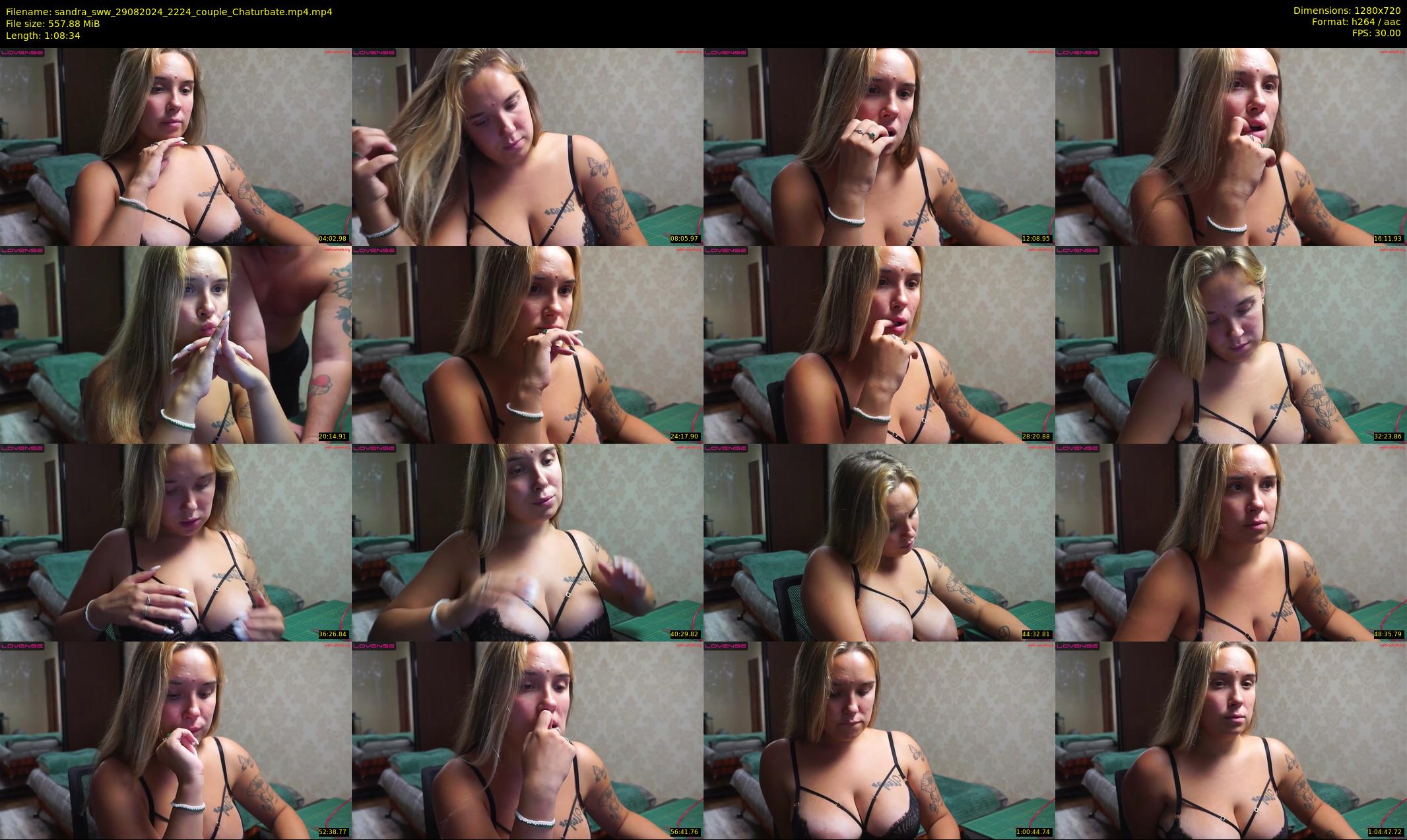 sandra_sww — 69 minute Chaturbate couple cam show recording, 720p, Aug 29, 2024
