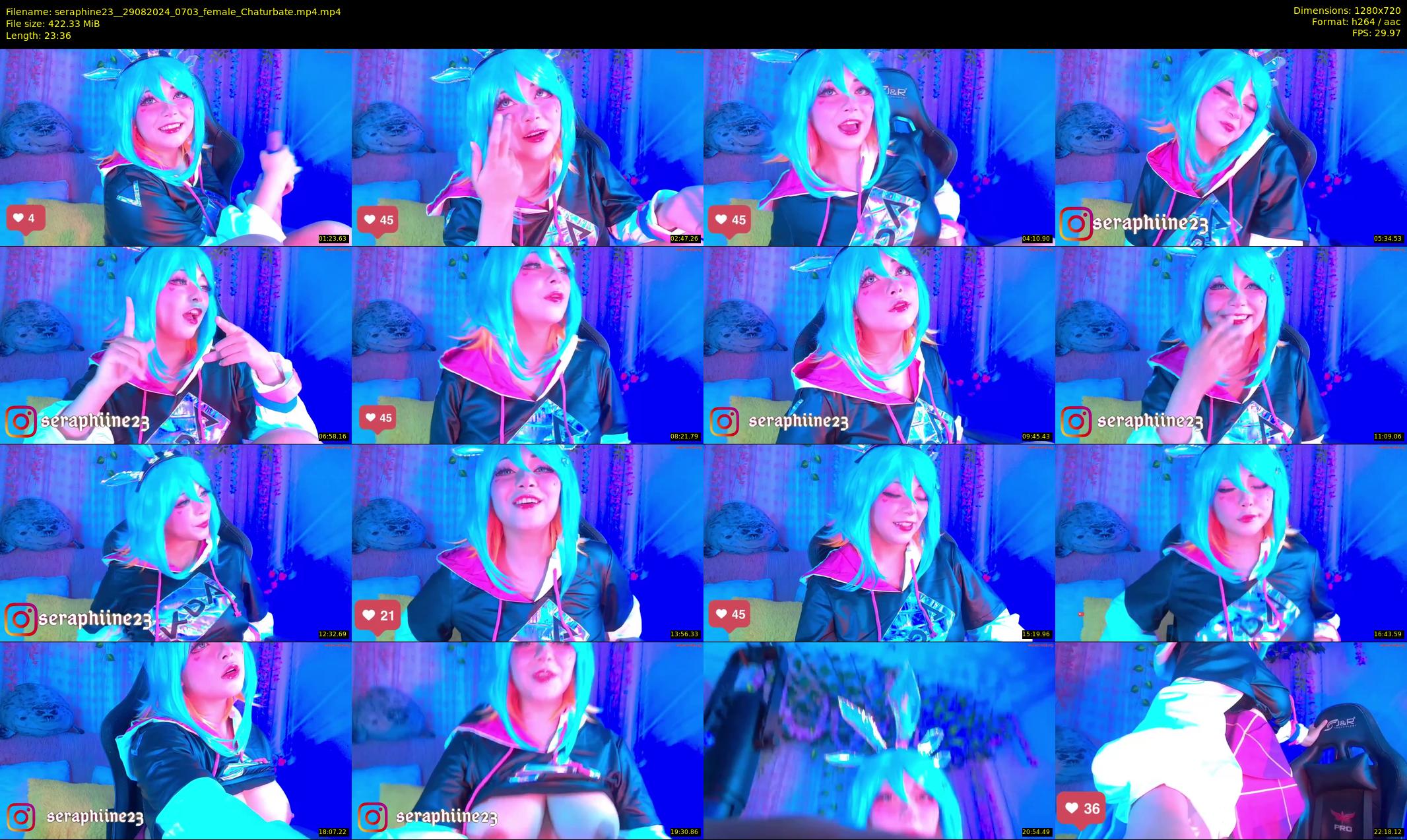 seraphine23_ — 24 minute Chaturbate female cam show recording, 720p, Aug 29, 2024