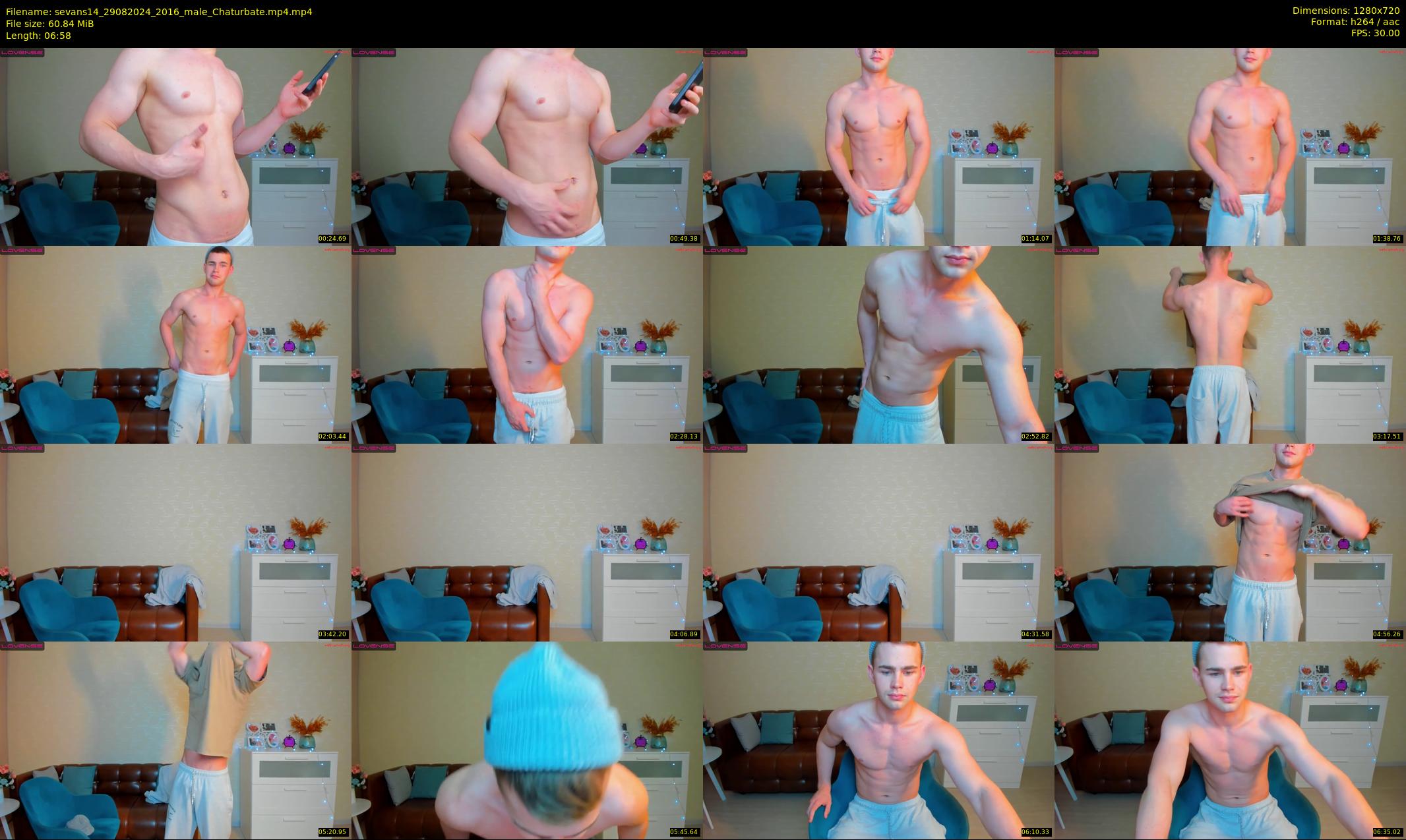 sevans14 — 7 minute Chaturbate male cam show recording, 720p, Aug 29, 2024