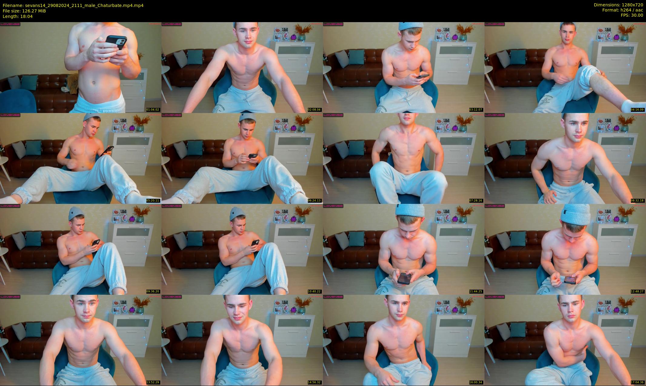 sevans14 — 19 minute Chaturbate male cam show recording, 720p, Aug 29, 2024