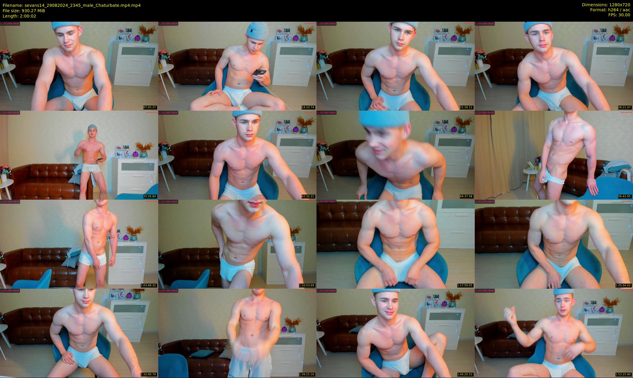 sevans14 — 121 minute Chaturbate male cam show recording, 720p, Aug 29, 2024