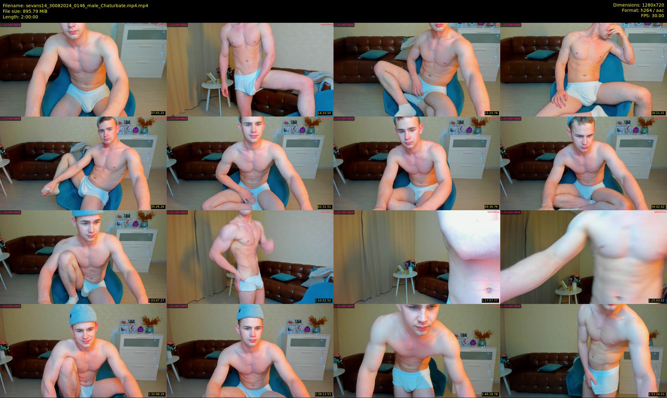 sevans14 — 120 minute Chaturbate male cam show recording, 720p, Aug 30, 2024