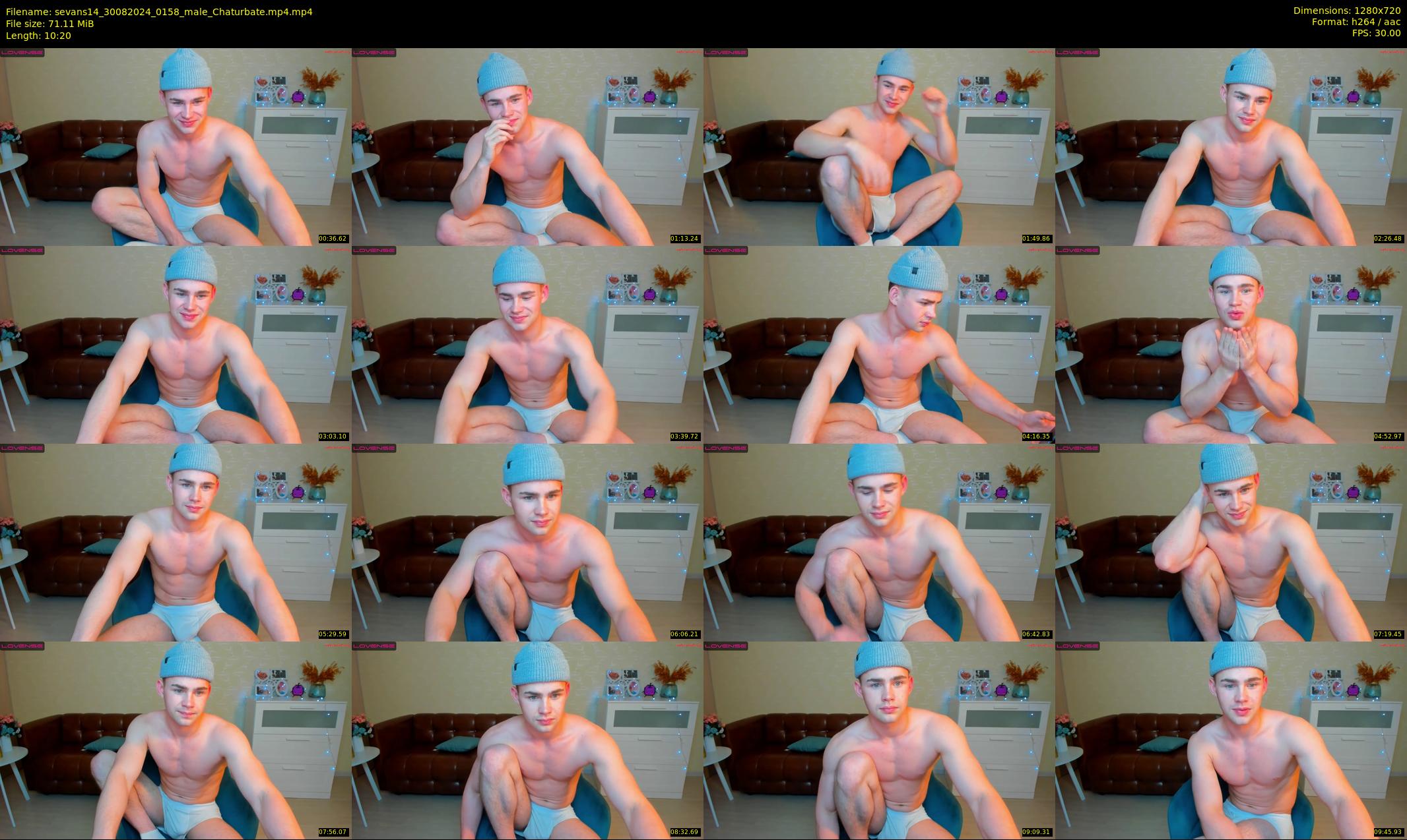 sevans14 — 11 minute Chaturbate male cam show recording, 720p, Aug 30, 2024