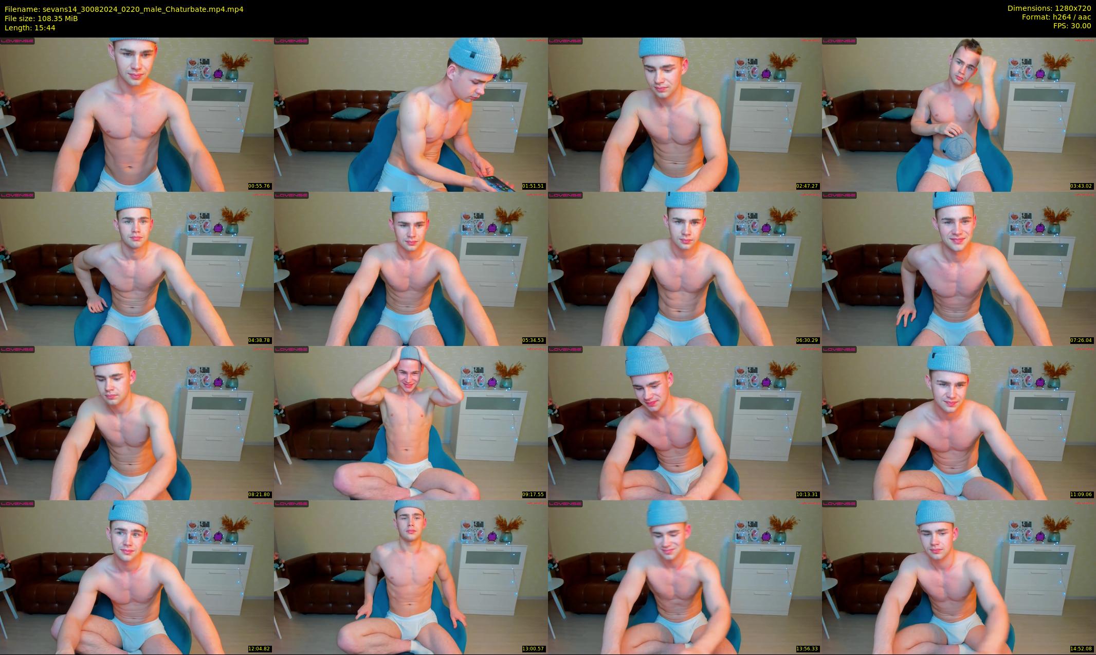 sevans14 — 16 minute Chaturbate male cam show recording, 720p, Aug 30, 2024