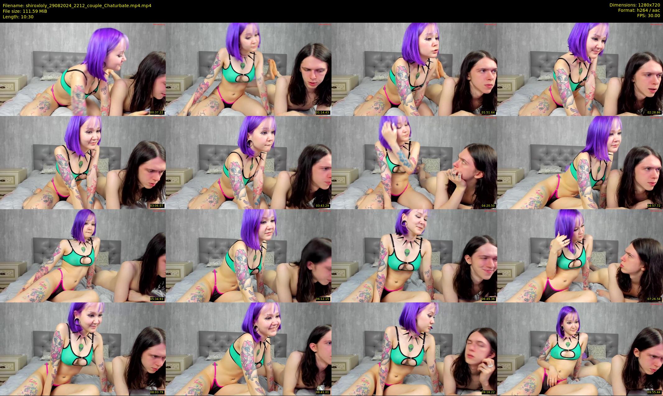 shiroxloly — 11 minute Chaturbate couple cam show recording, 720p, Aug 29, 2024
