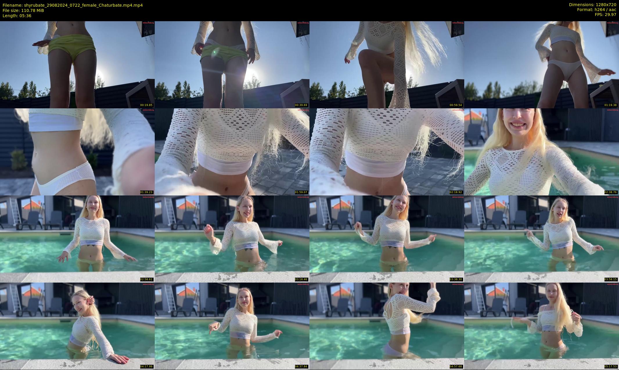 shyrubate — 6 minute Chaturbate female cam show recording, 720p, Aug 29, 2024