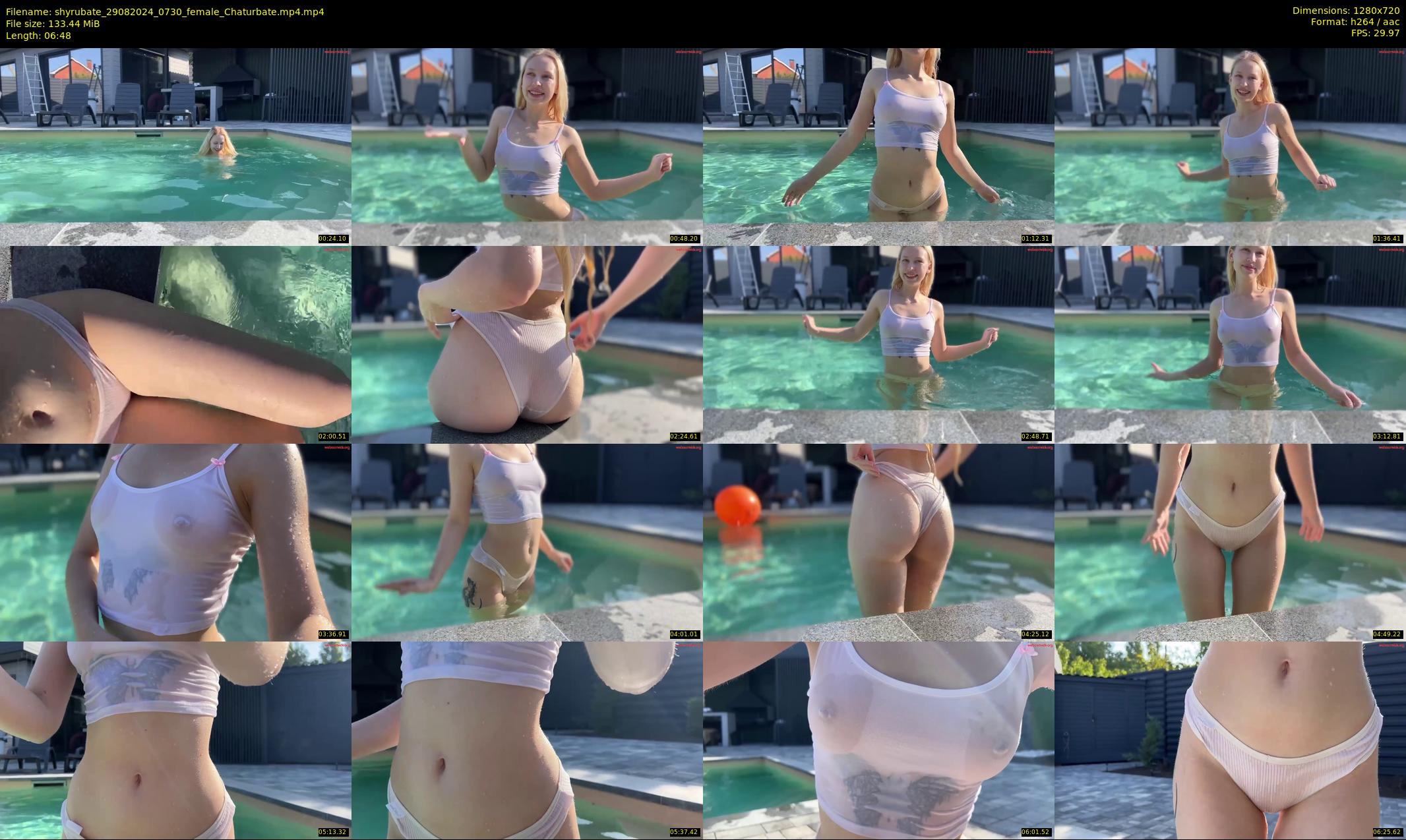 shyrubate — 7 minute Chaturbate female cam show recording, 720p, Aug 29, 2024