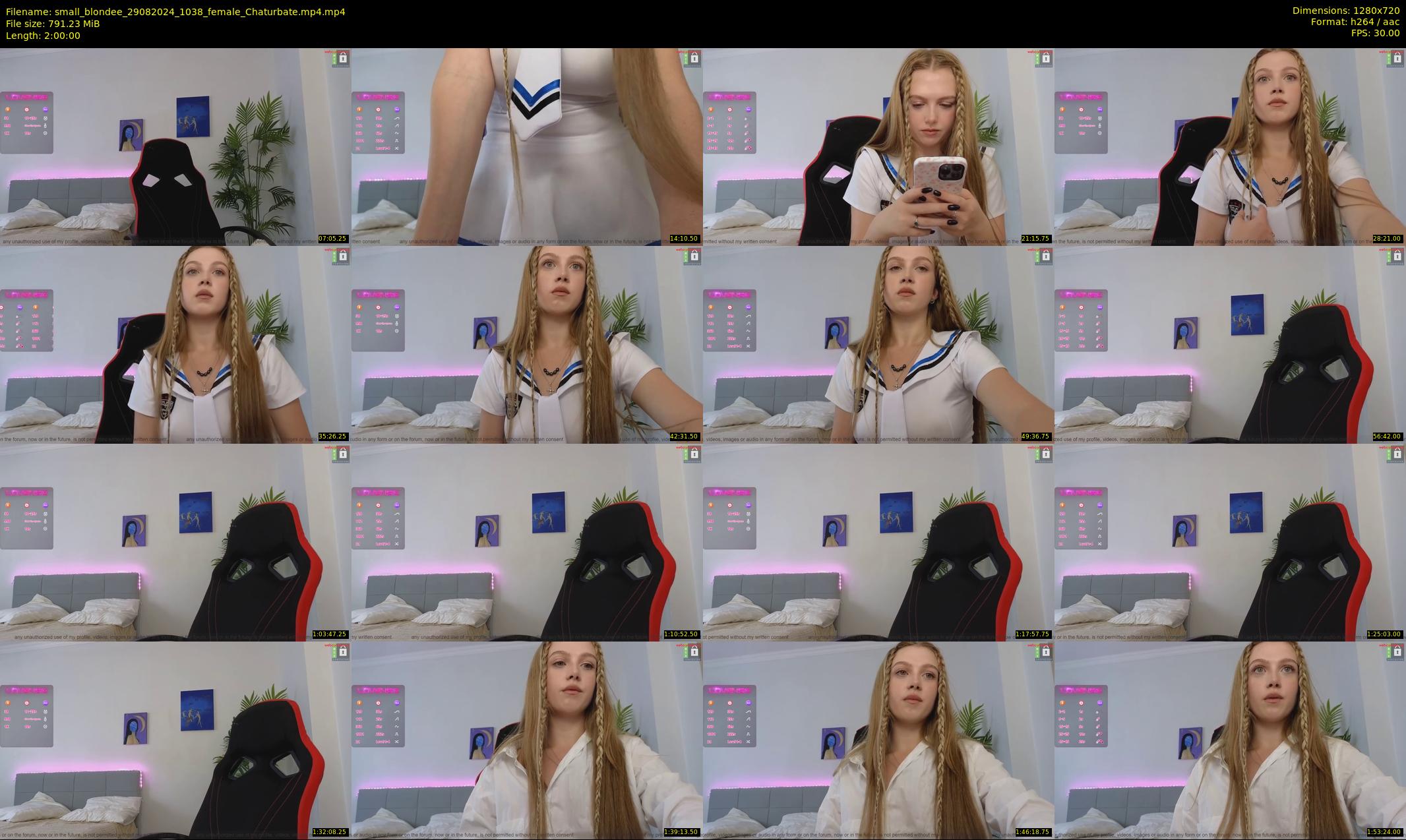small_blondee — 120 minute Chaturbate female cam show recording, 720p, Aug 29, 2024