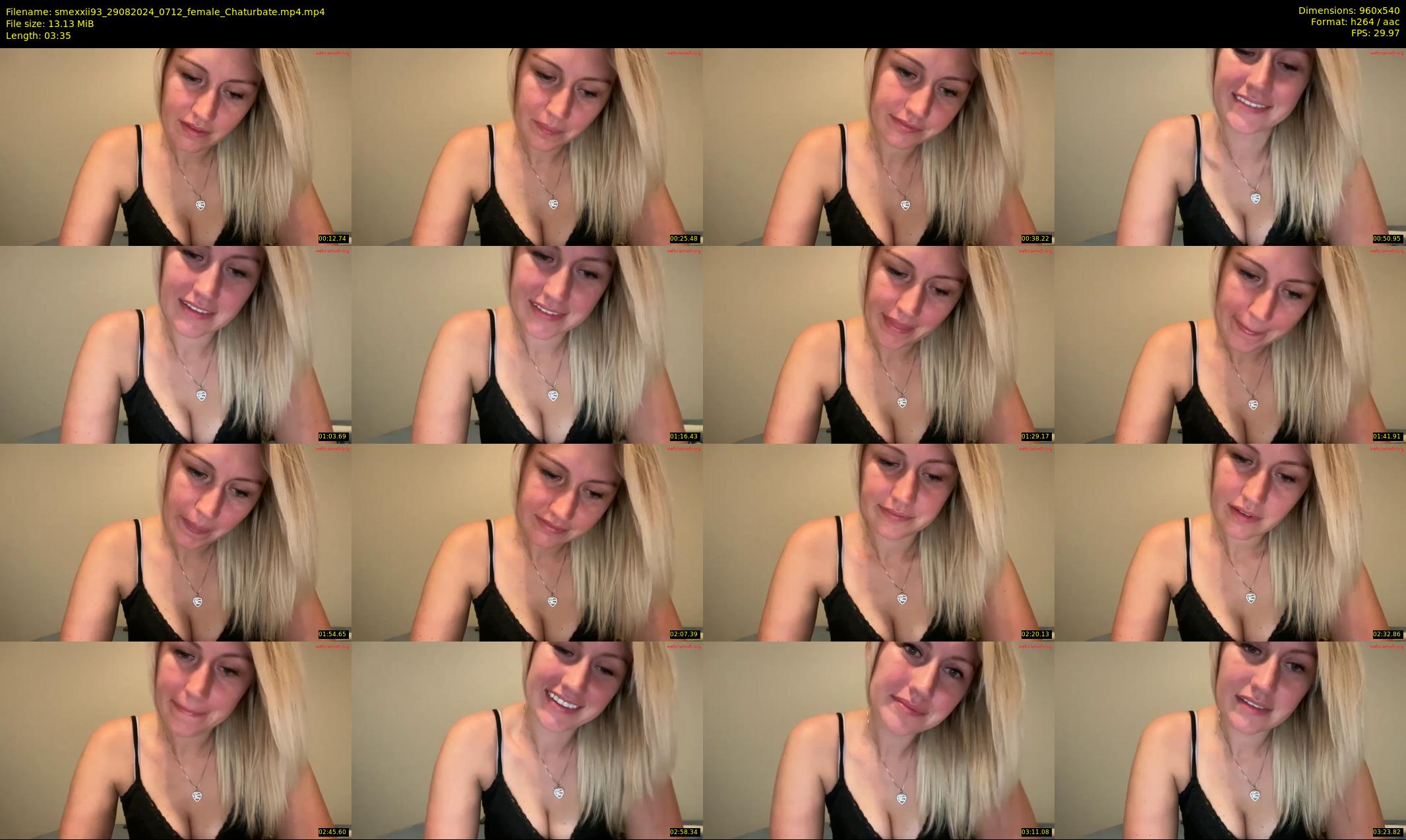 smexxii93 — 4 minute Chaturbate female cam show recording, 480p, Aug 29, 2024
