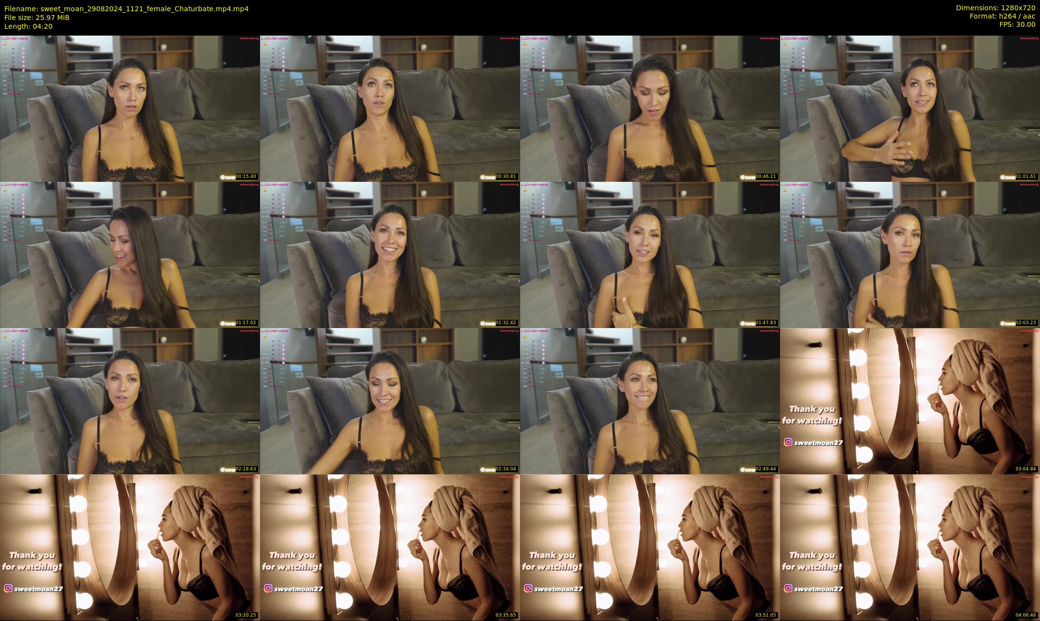 sweet_moan — 5 minute Chaturbate female cam show recording, 720p, Aug 29, 2024