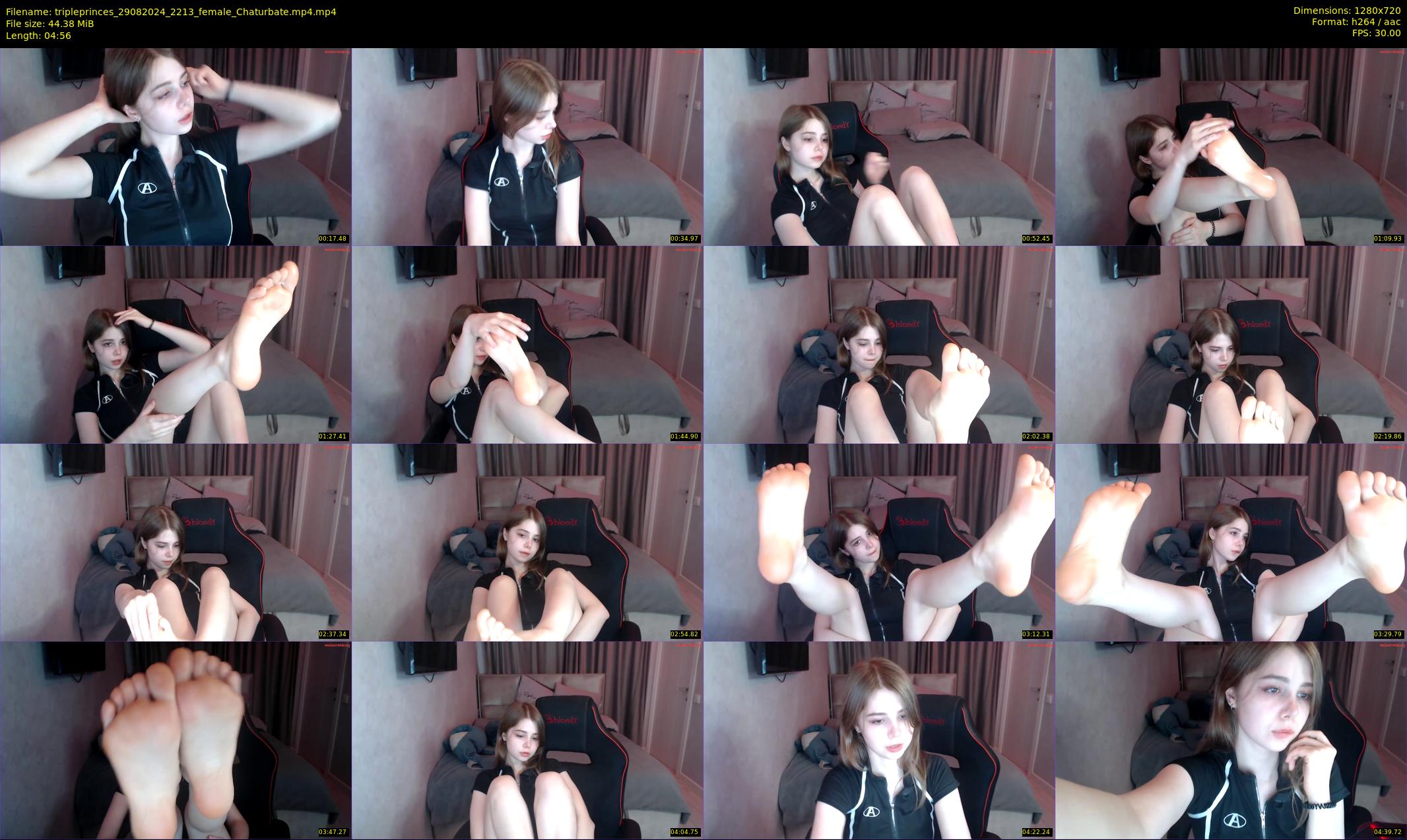 tripleprinces — 5 minute Chaturbate female cam show recording, 720p, Aug 29, 2024